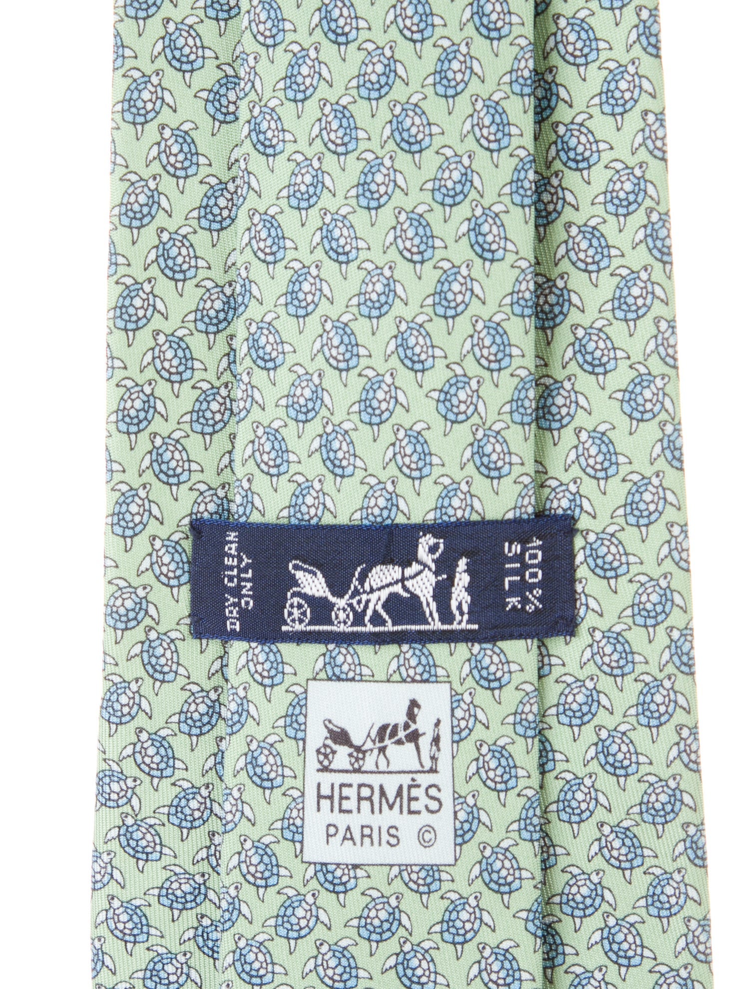 Hermès Silk Pattern Tie