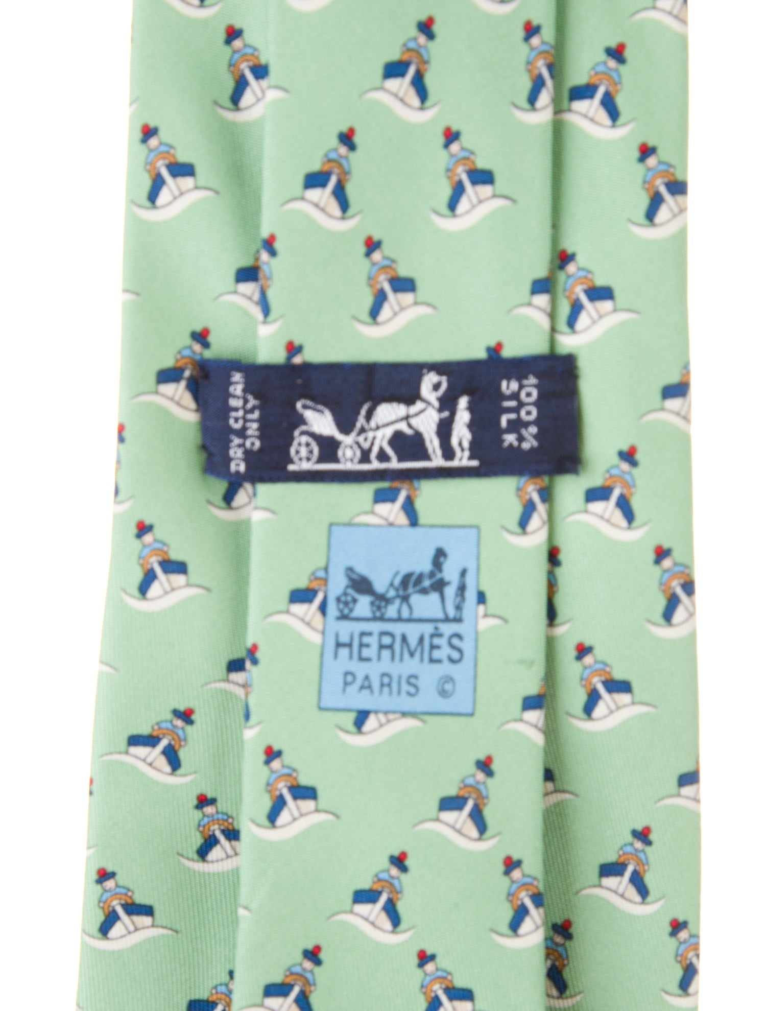 Hermès Silk Pattern Tie