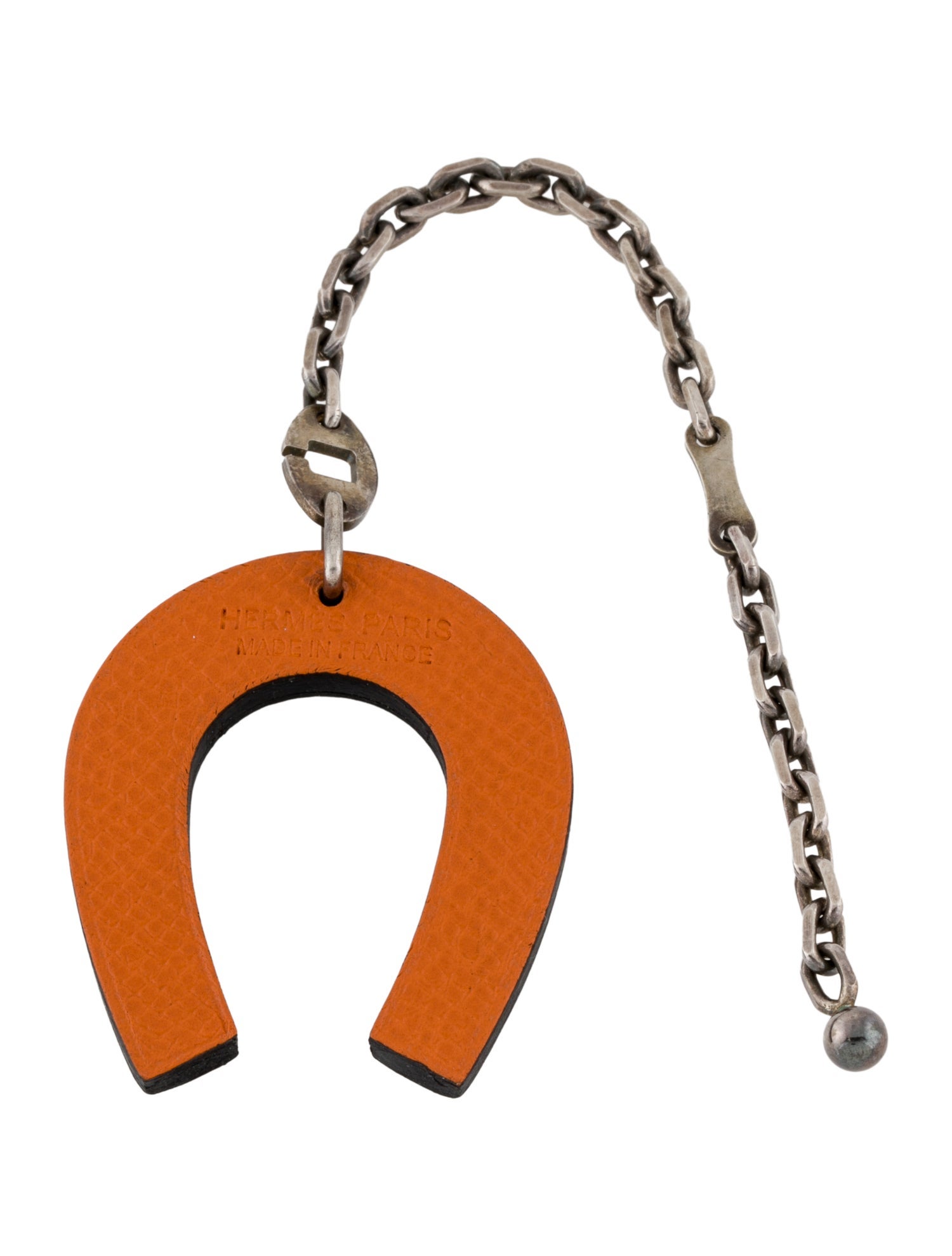 Hermès Epsom Lucky Horseshoe Keychain