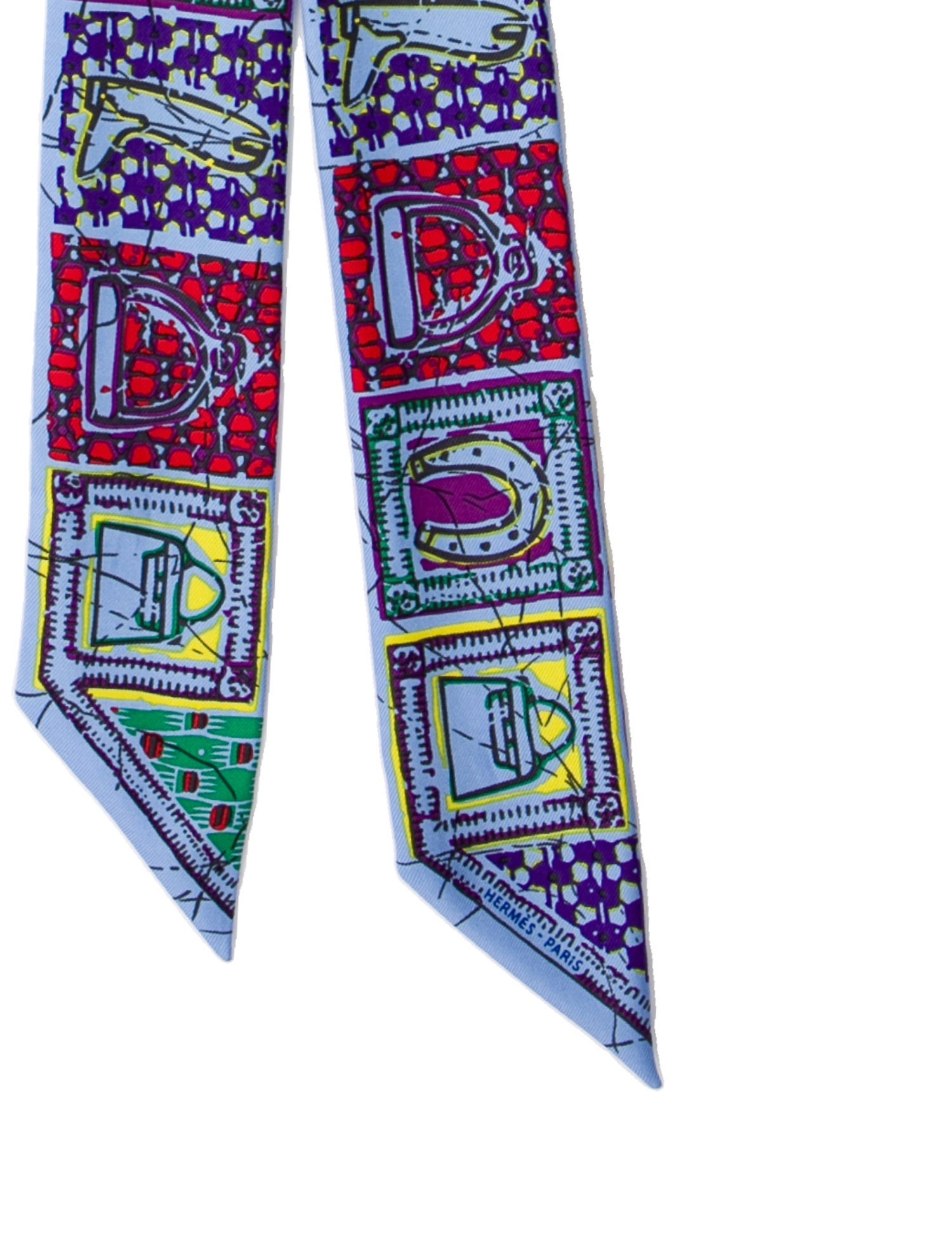 Hermès Le Boubou H Silk Twilly Scarf Silk Twilly Scarf