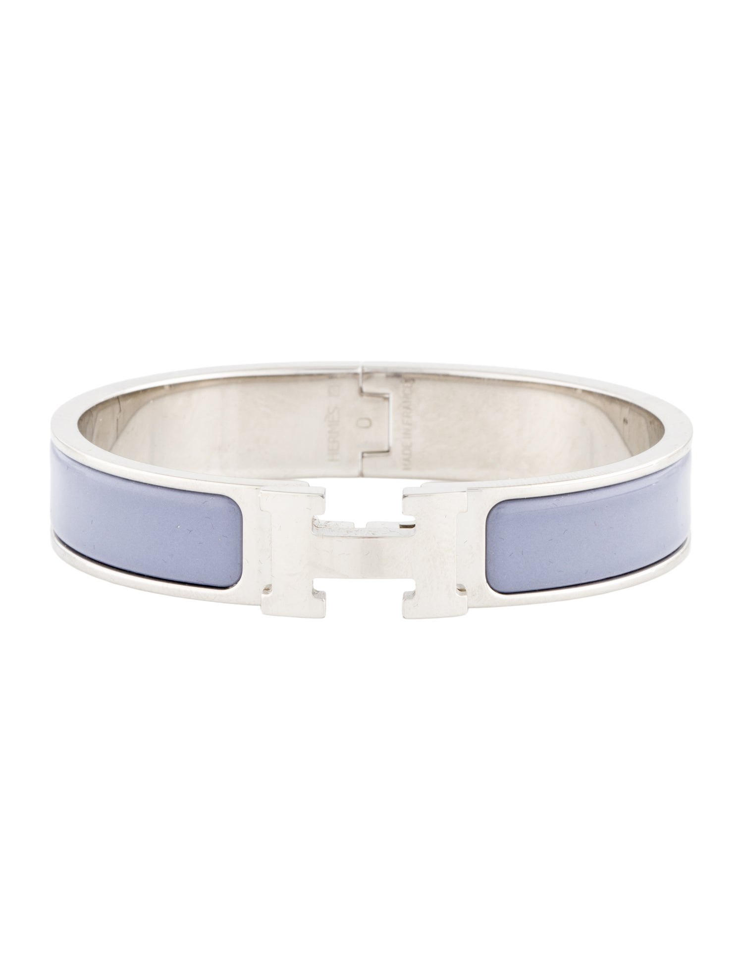 Hermès Enamel Clic H Bangle Bracelet