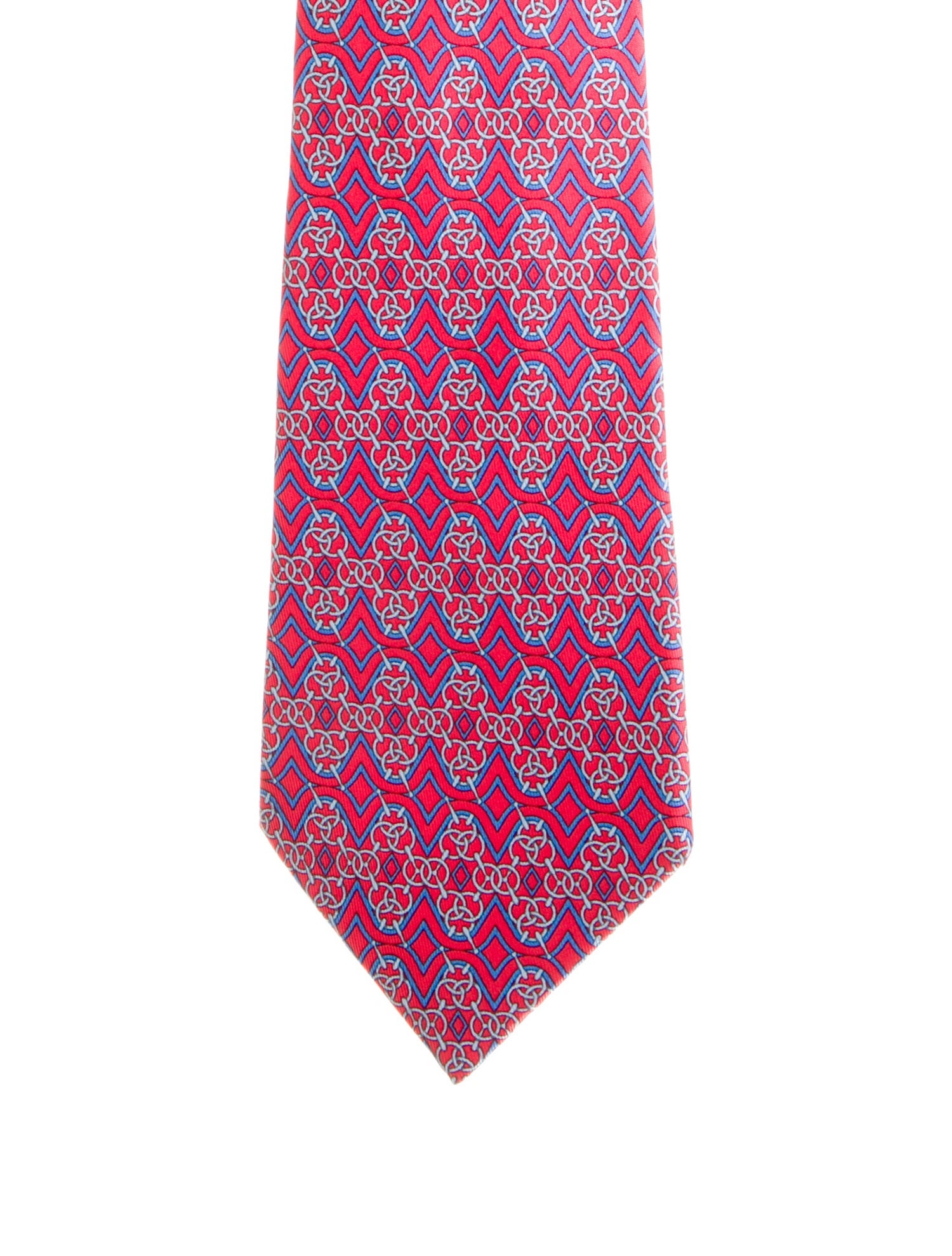 Hermès Silk Printed Tie