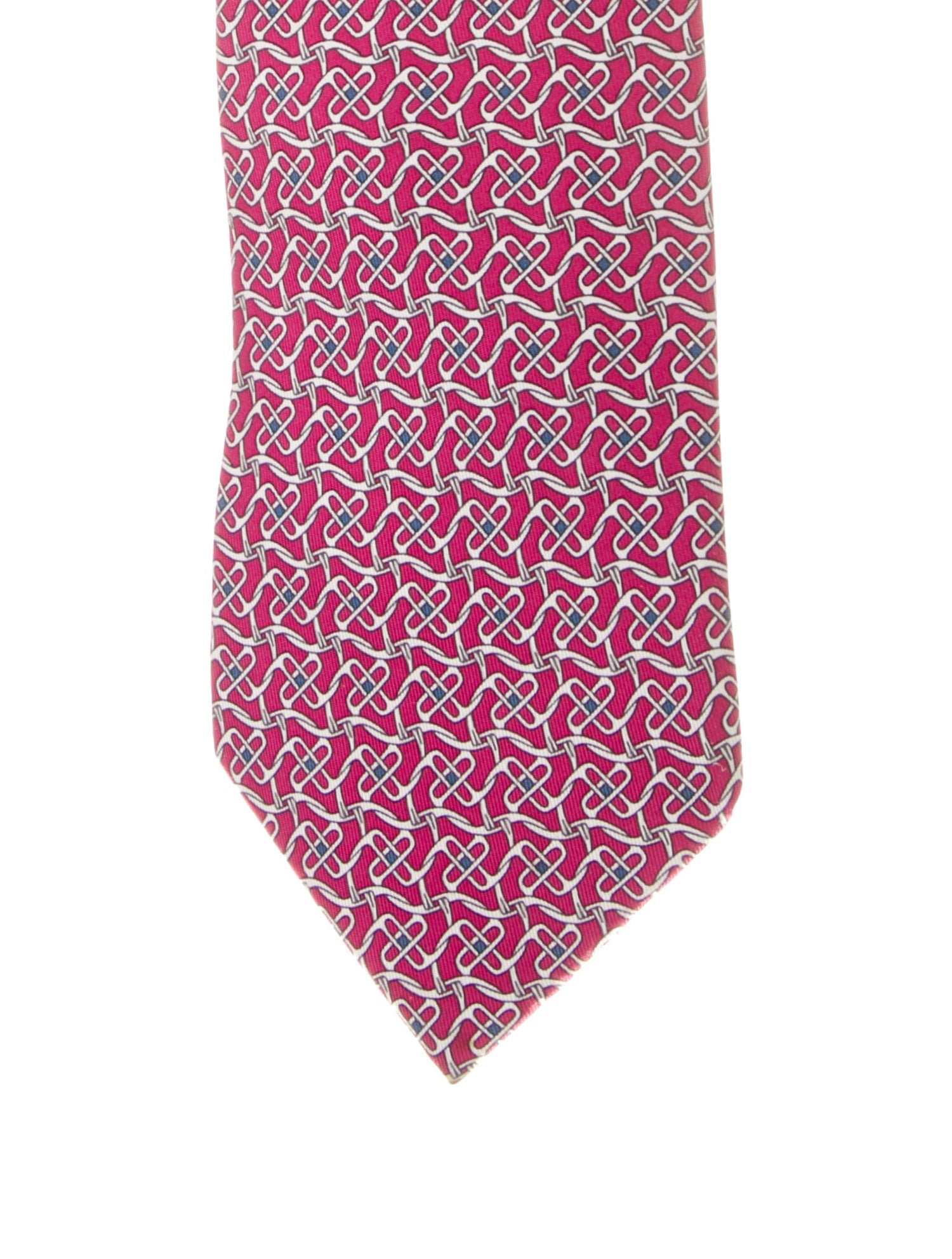 Hermès Printed Silk Tie