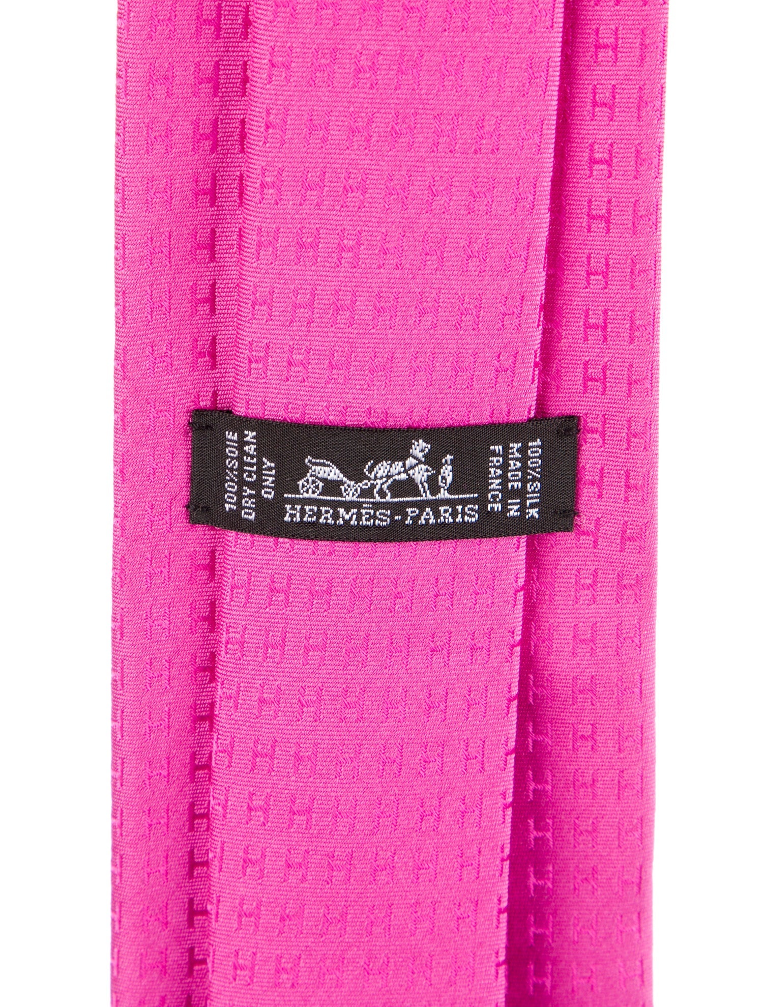 Hermès Silk Print Tie