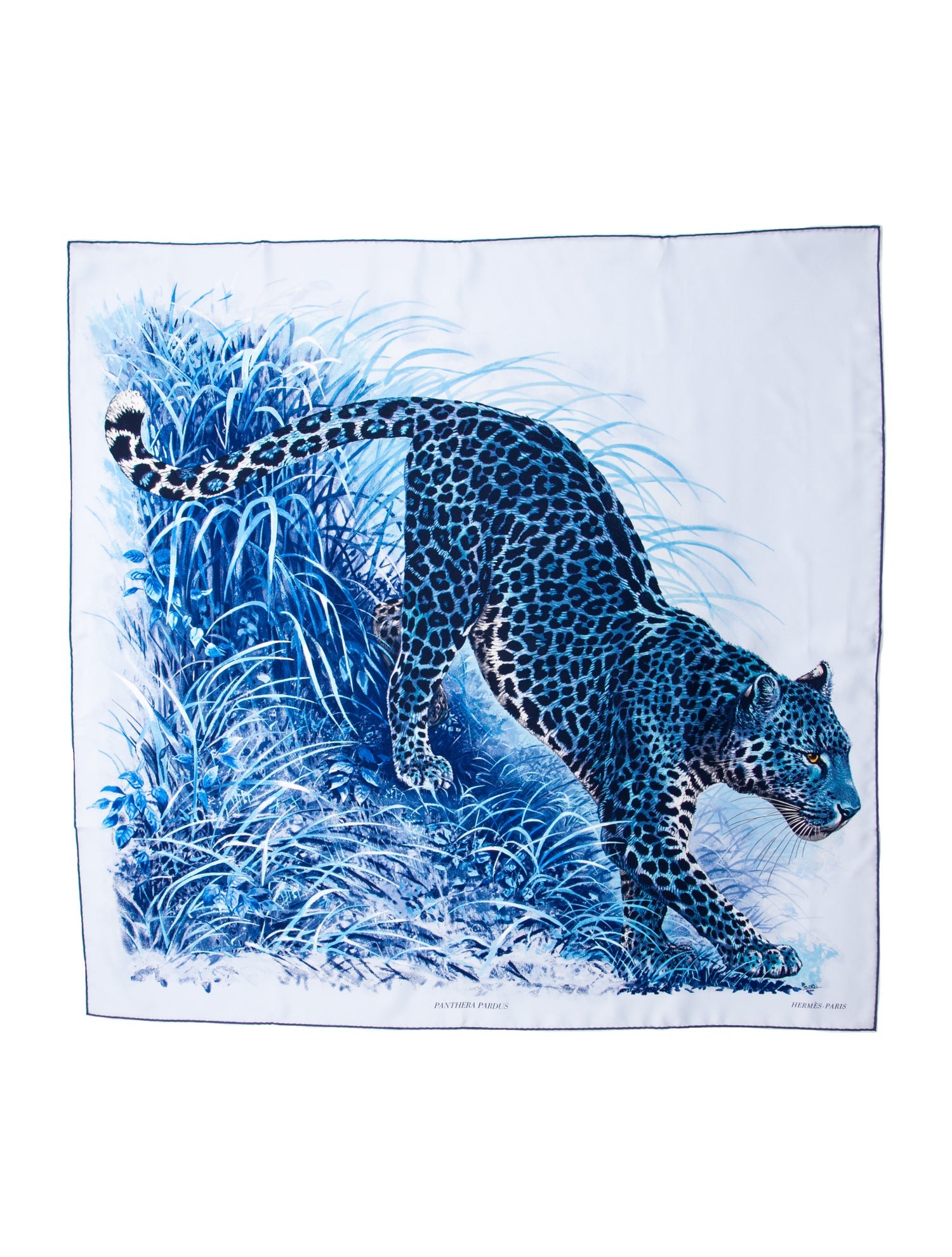 Hermès Panthera Pardus Silk Scarf