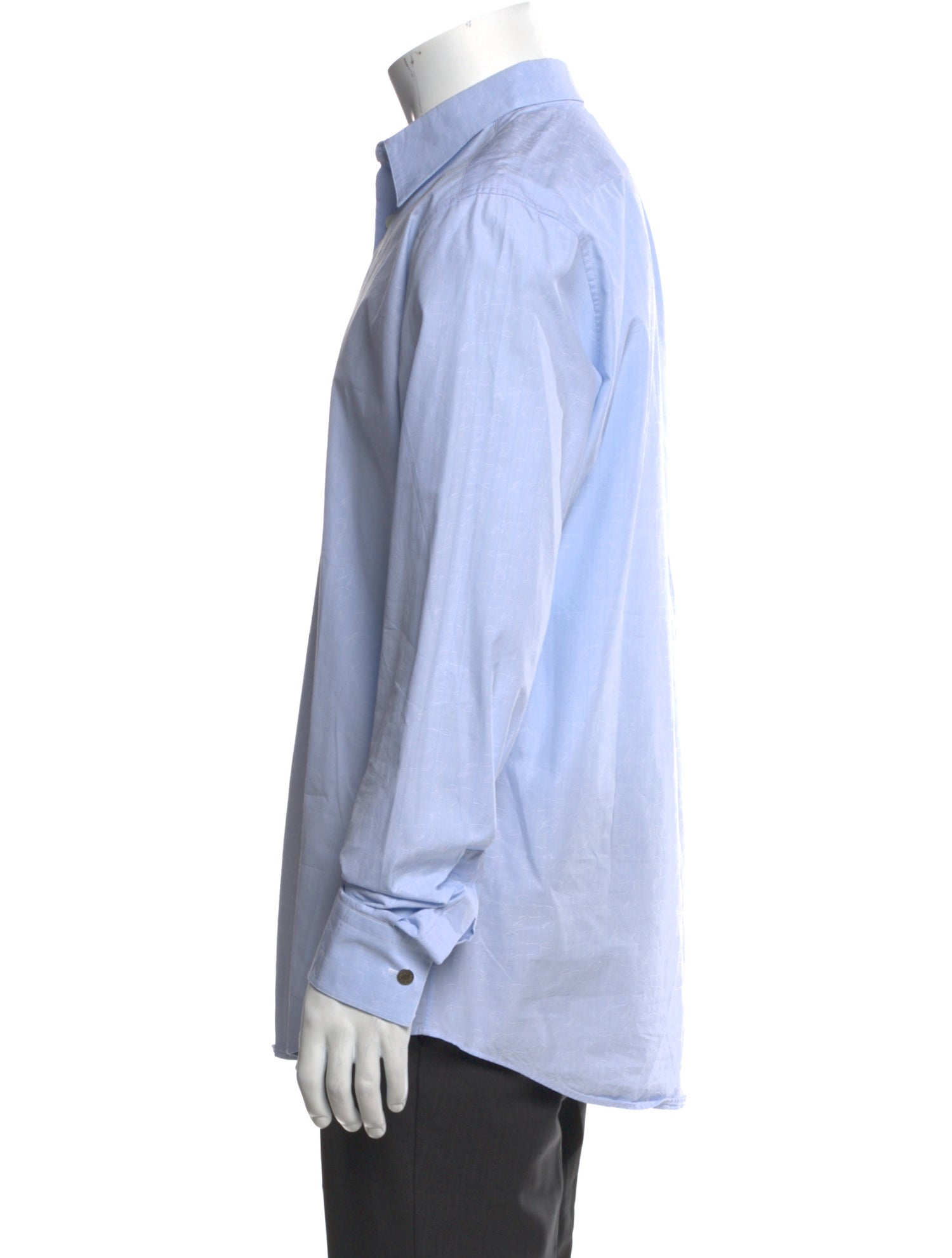 Hermès Long Sleeve Dress Shirt