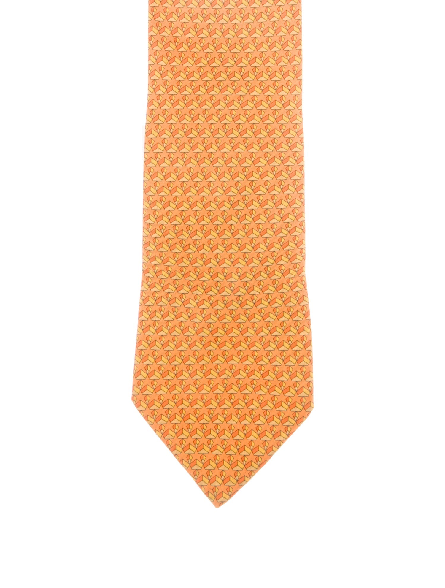 Hermès Silk Pattern Tie
