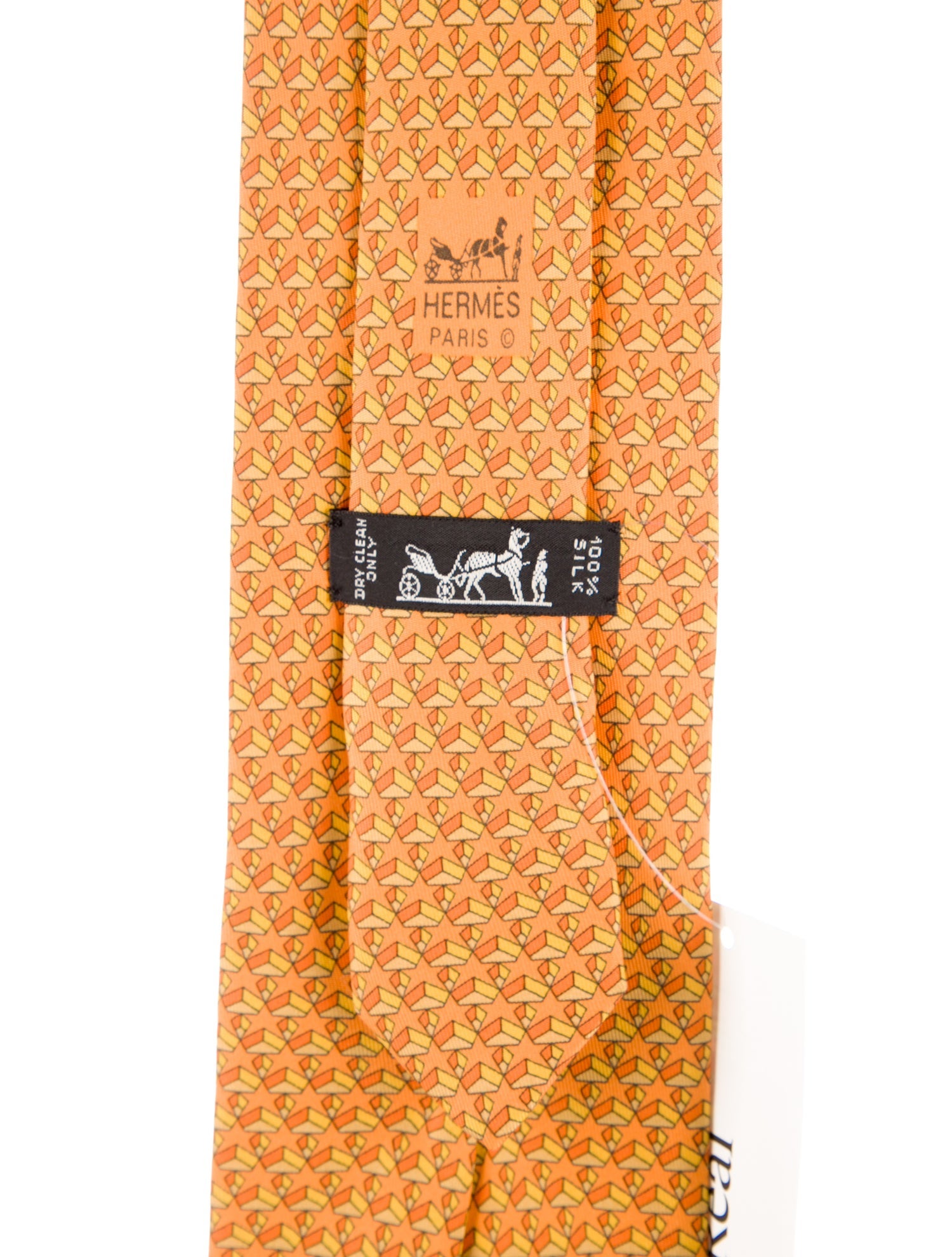 Hermès Silk Pattern Tie