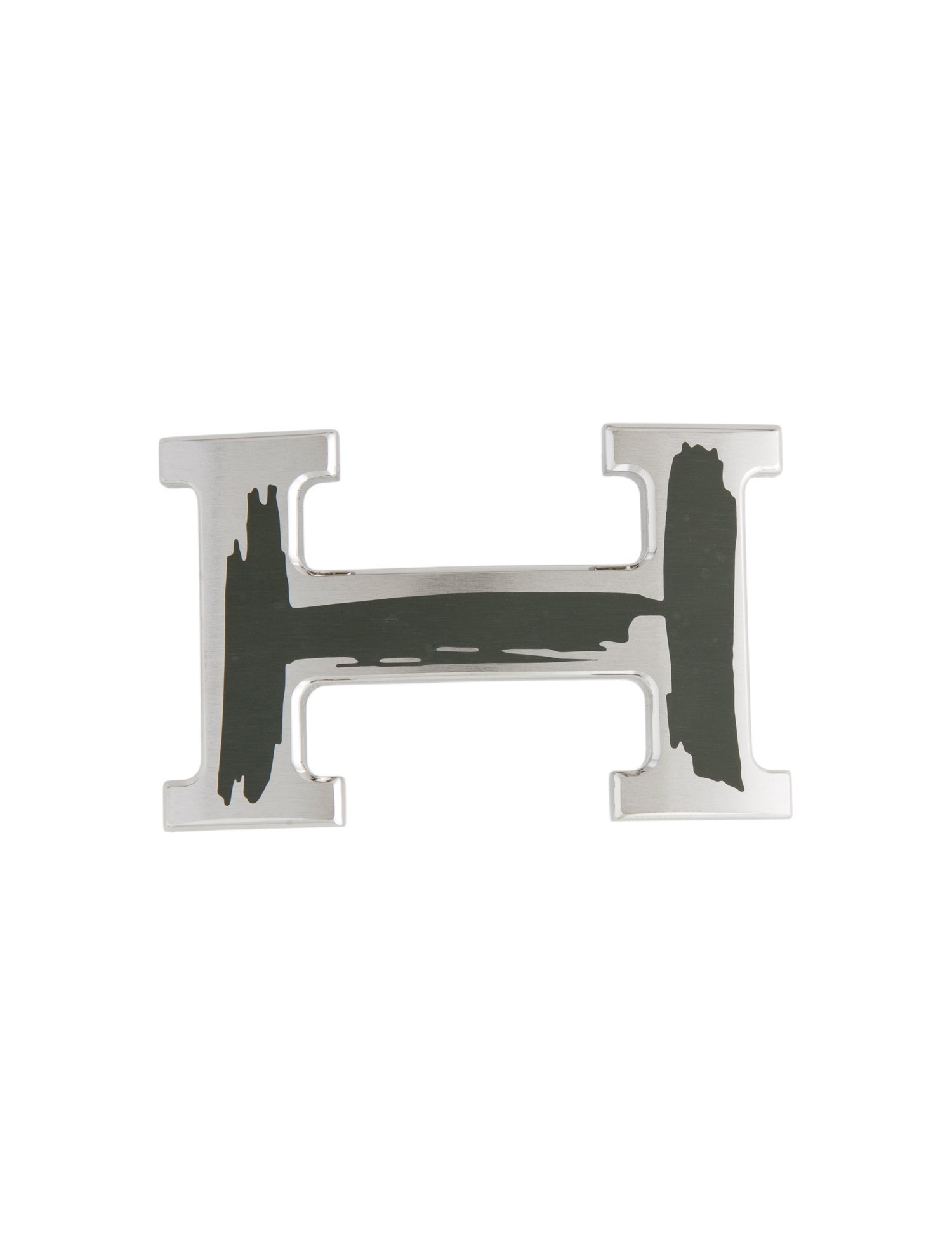 Hermès 32mm Brush H Belt Buckle