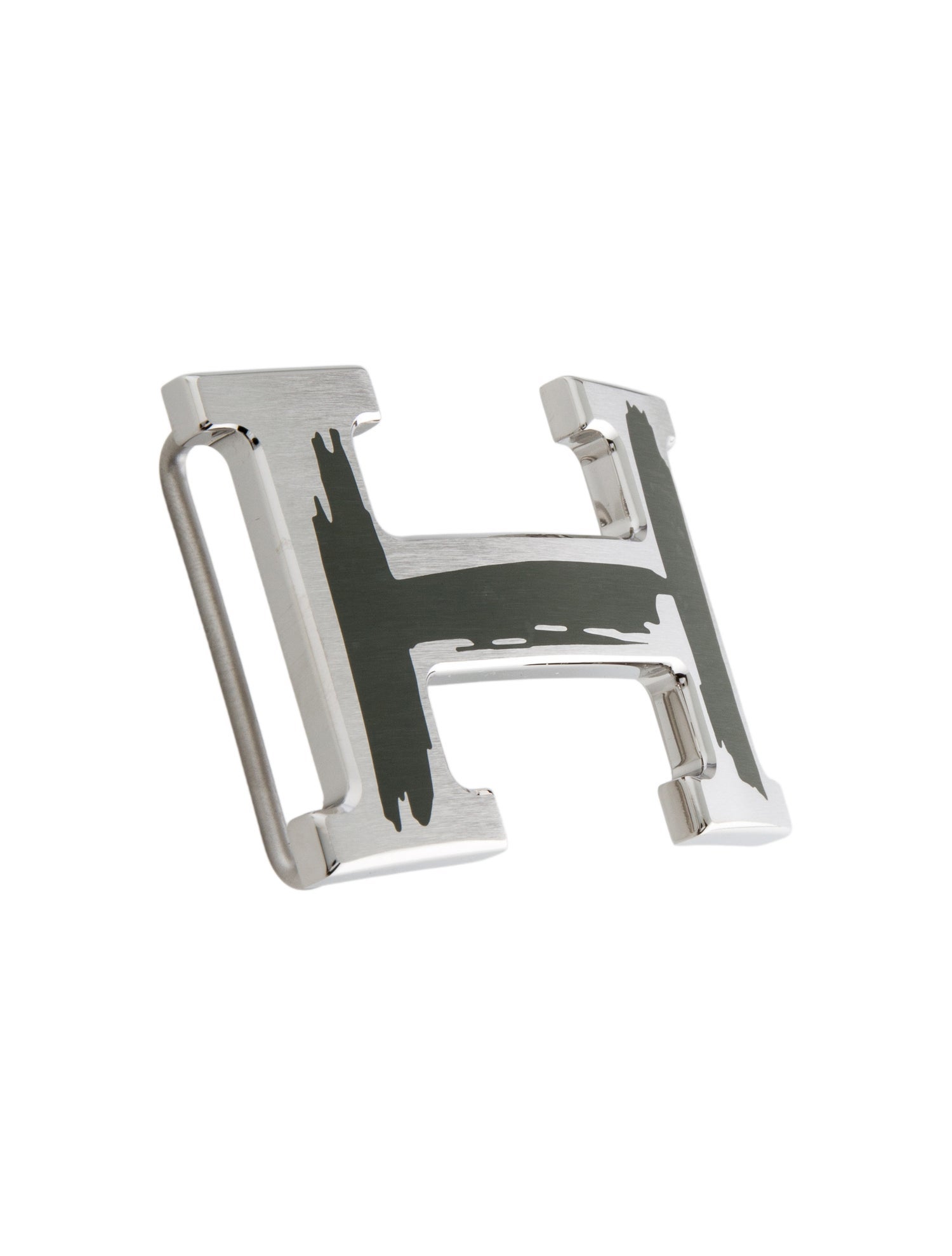 Hermès 32mm Brush H Belt Buckle