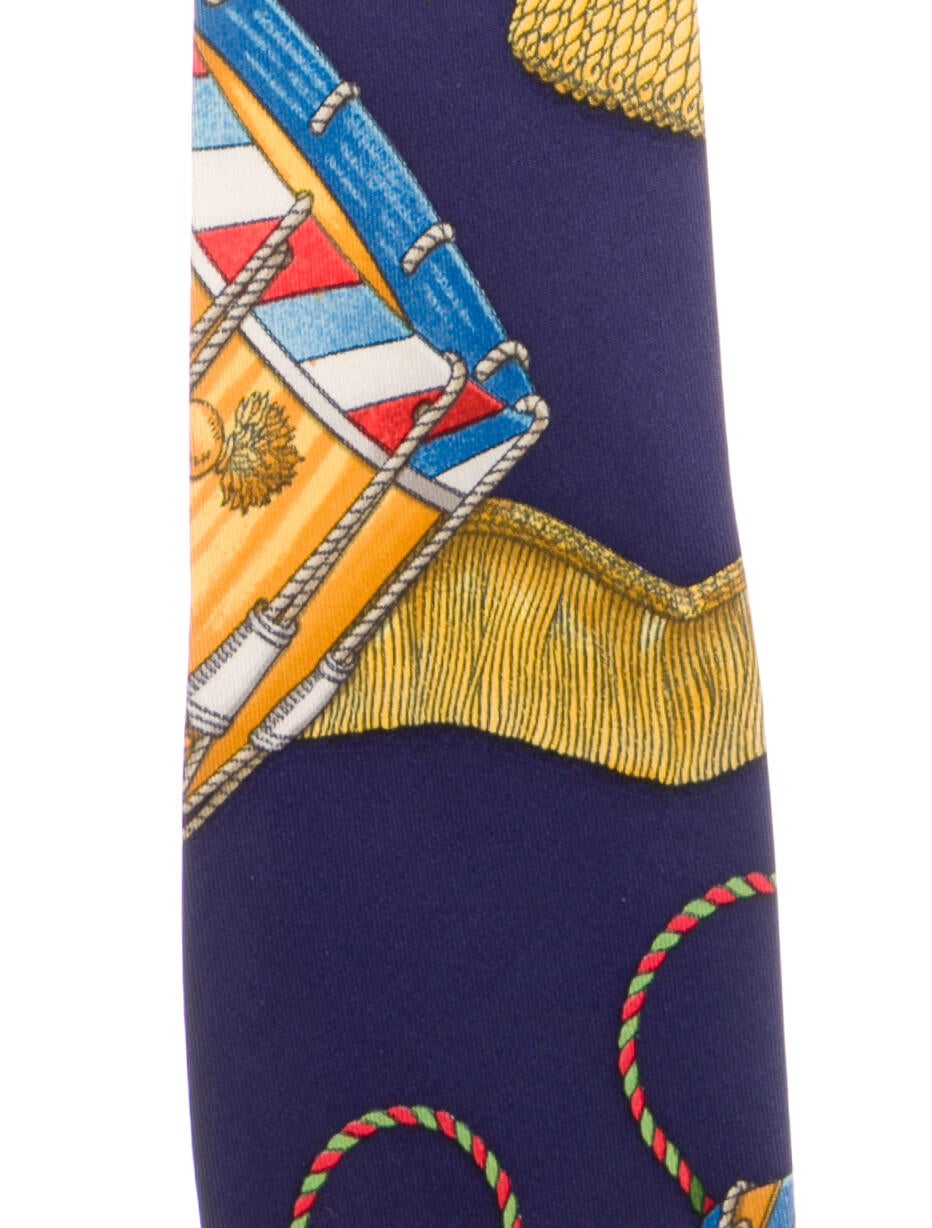 Hermès Silk Printed Tie