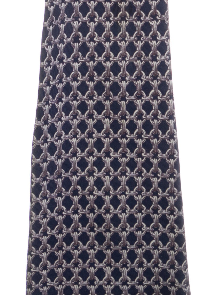 Hermès Silk Printed Tie