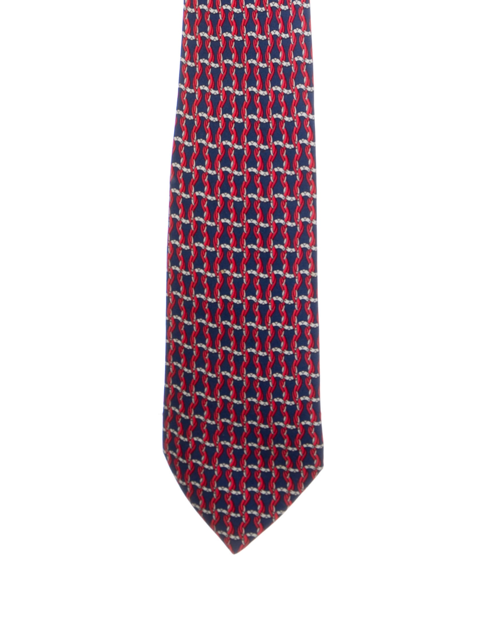 Hermès Silk Printed Tie