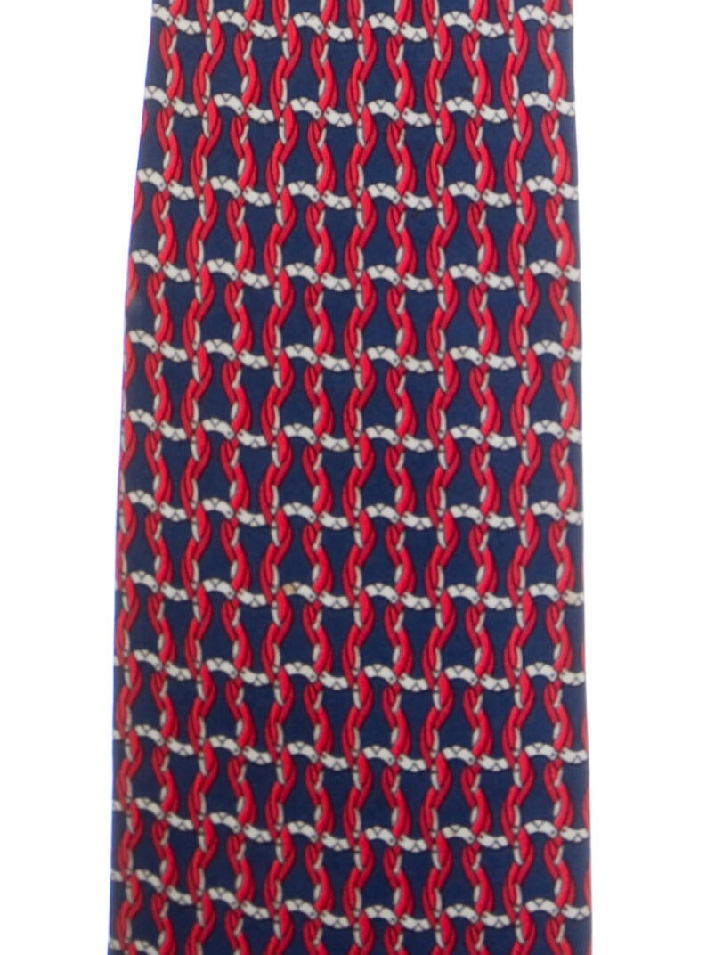 Hermès Silk Printed Tie