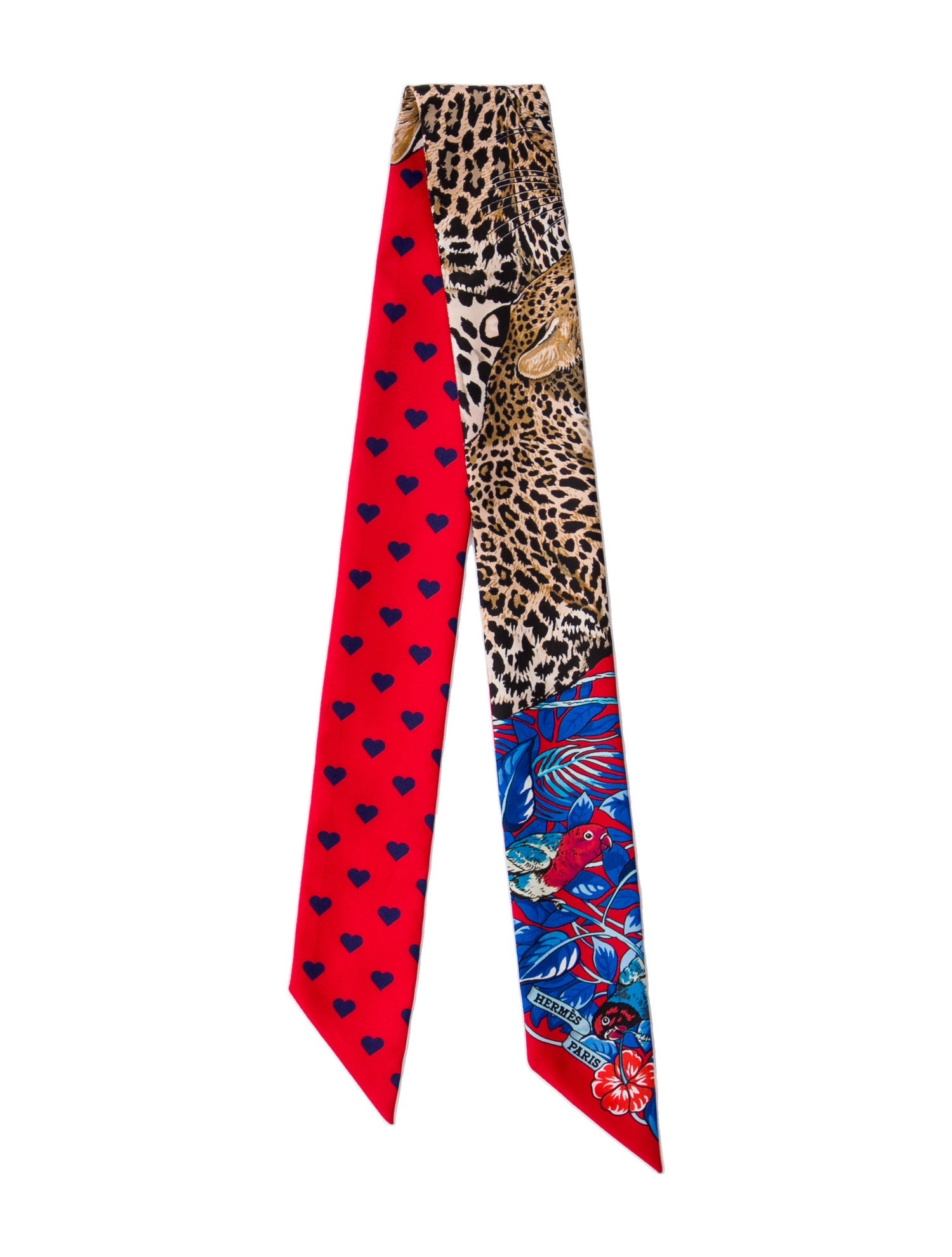 Hermès Jungle Love Silk Twilly Scarf