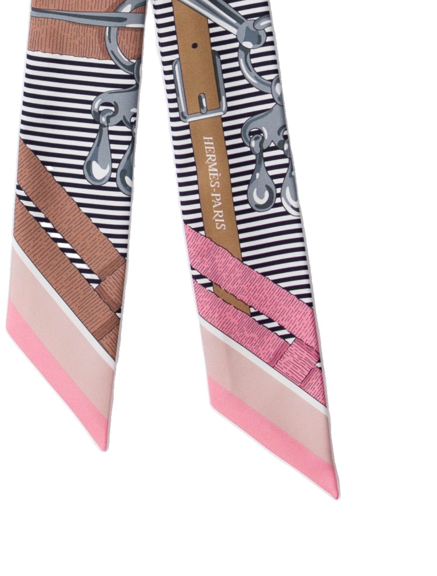 Hermès Mors à Jouets Chemise Silk Twilly Scarf w/ Tags