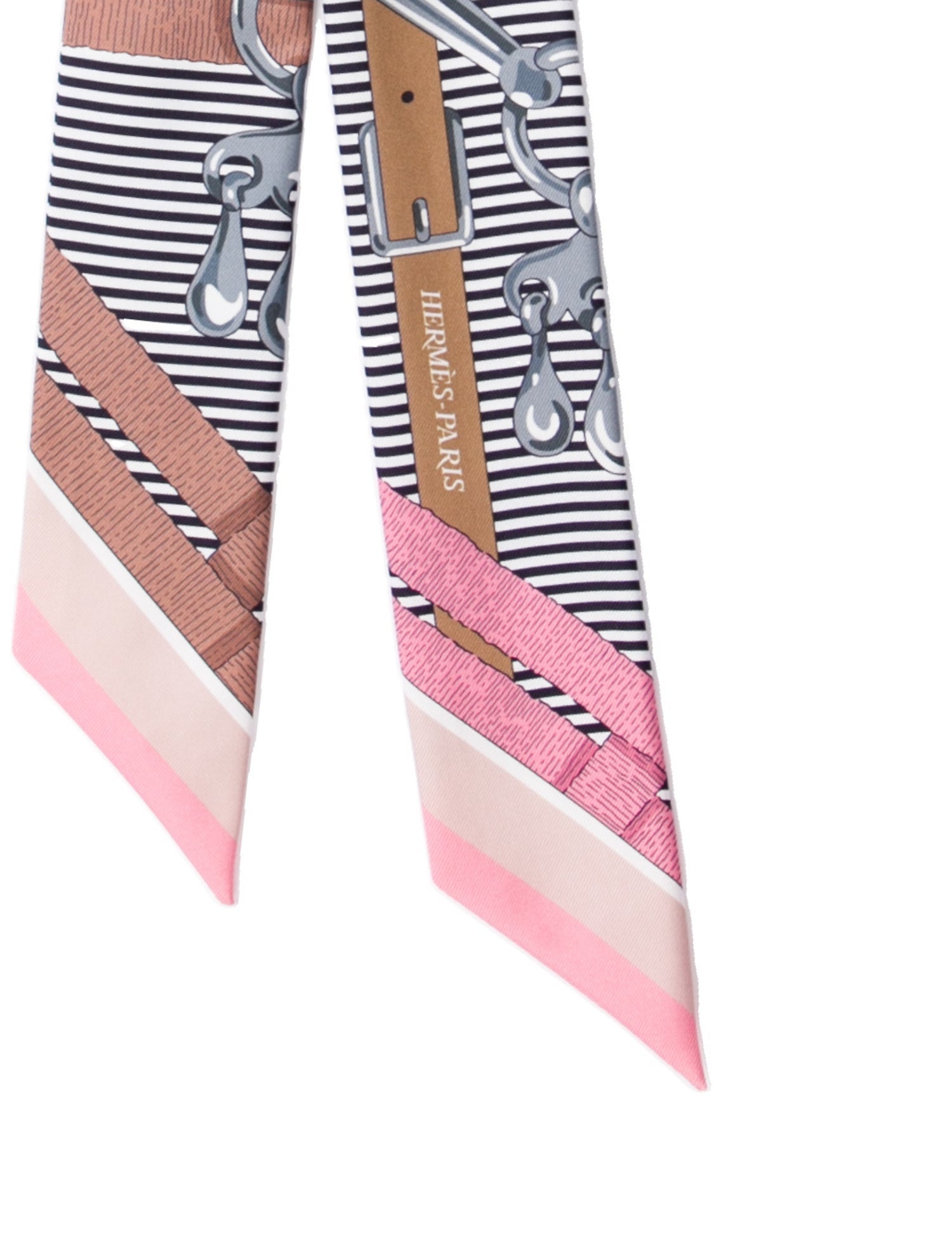 Hermès Mors à Jouets Chemise Silk Twilly Scarf w/ Tags