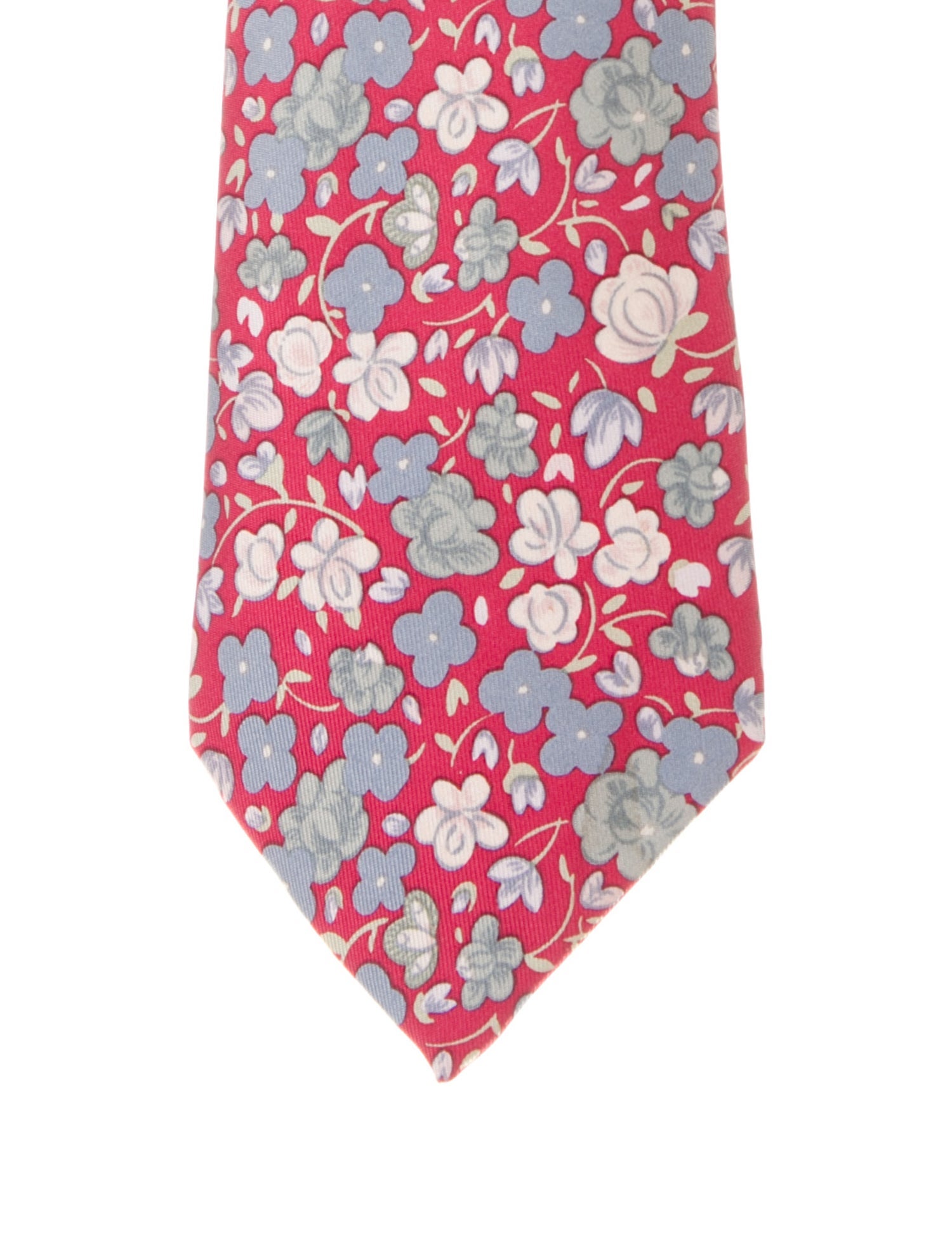 Hermès pattern silk tie