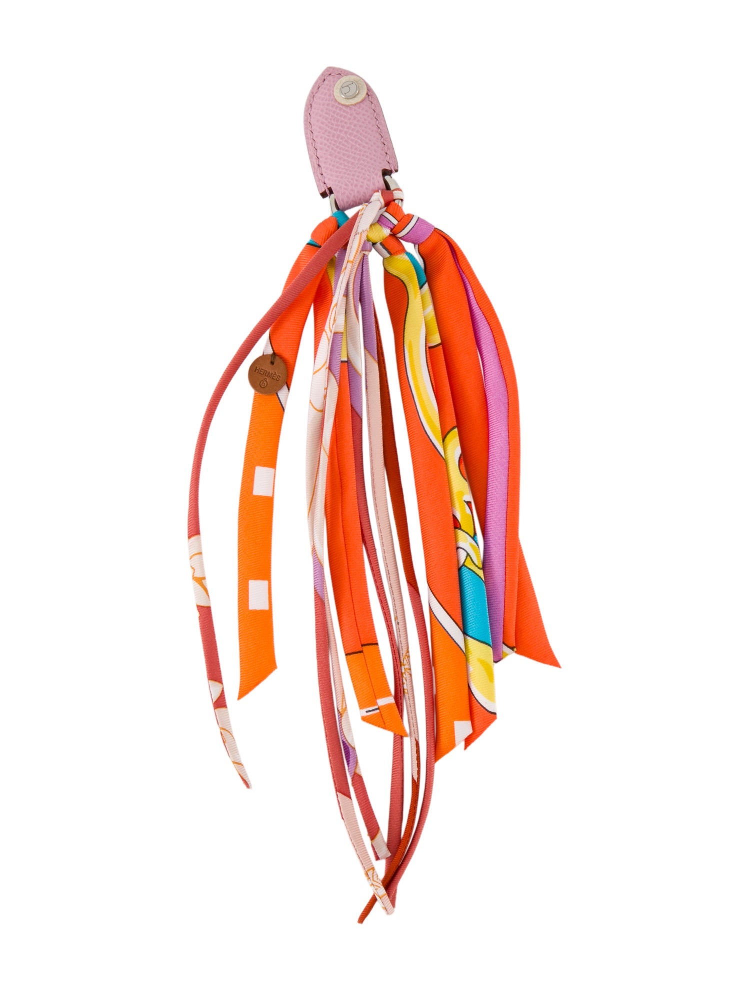 Hermès Petit H Epsom & Silk Beta Fish Bag Charm