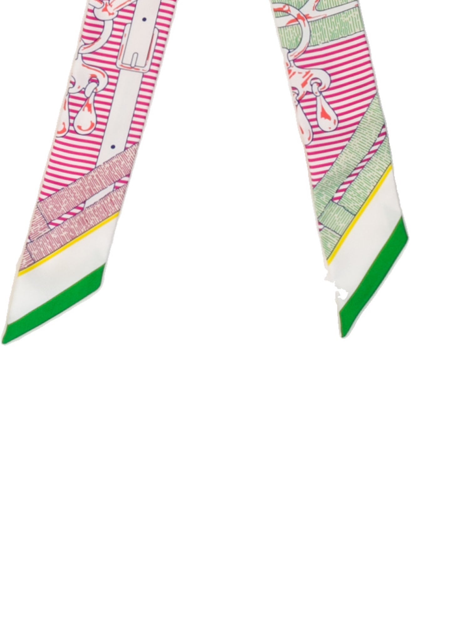 Hermès Mors à Jouets Chemise Silk Twilly Scarf w/ Tags