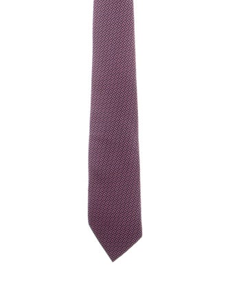 Hermès Pattern Silk Tie