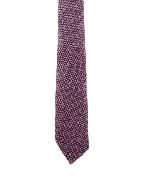 Hermès Pattern Silk Tie