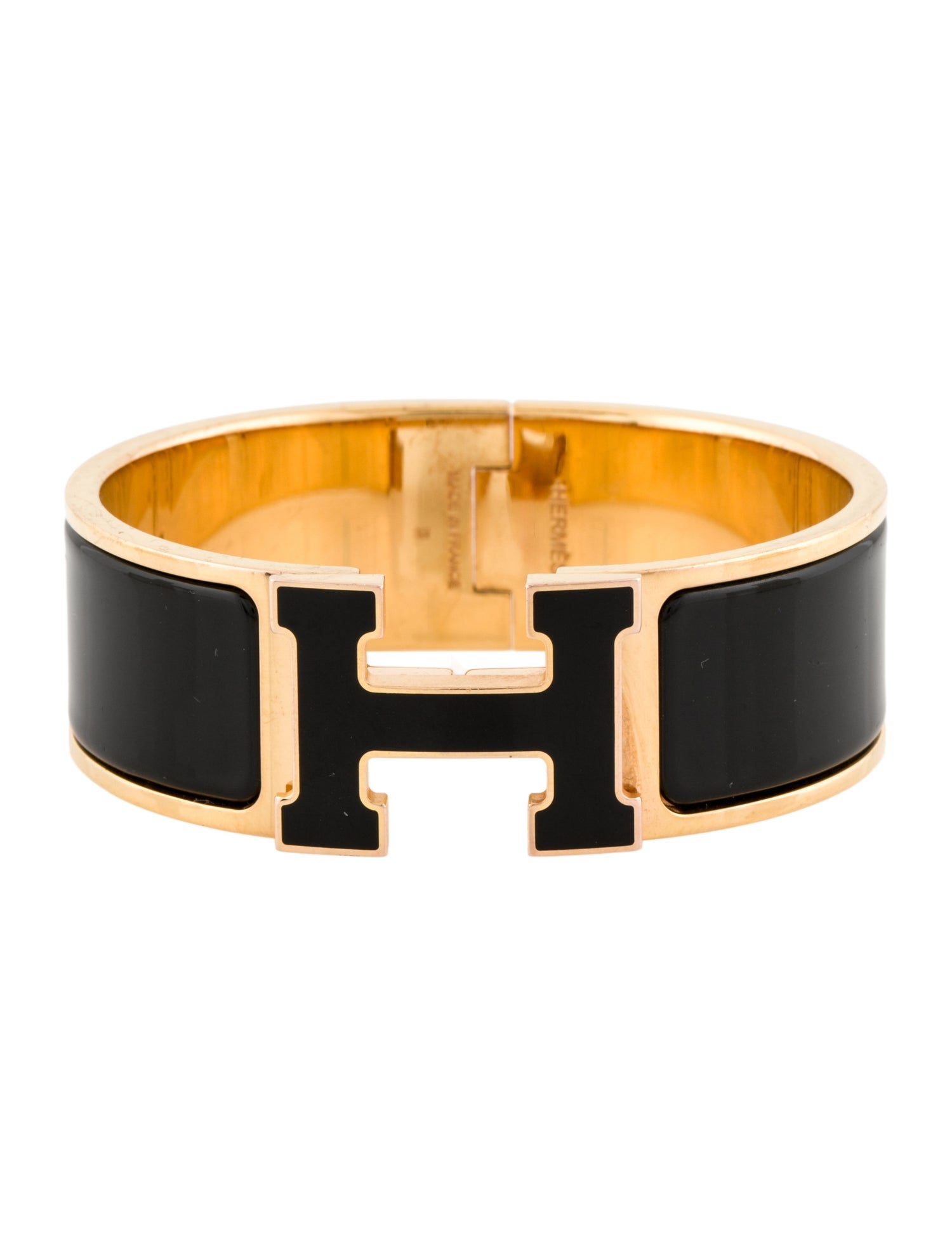 Hermès Clic Clac H Enamel at Turnlock Bracelet