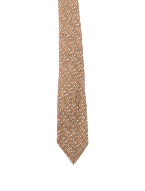 Hermès Silk Patterned Tie