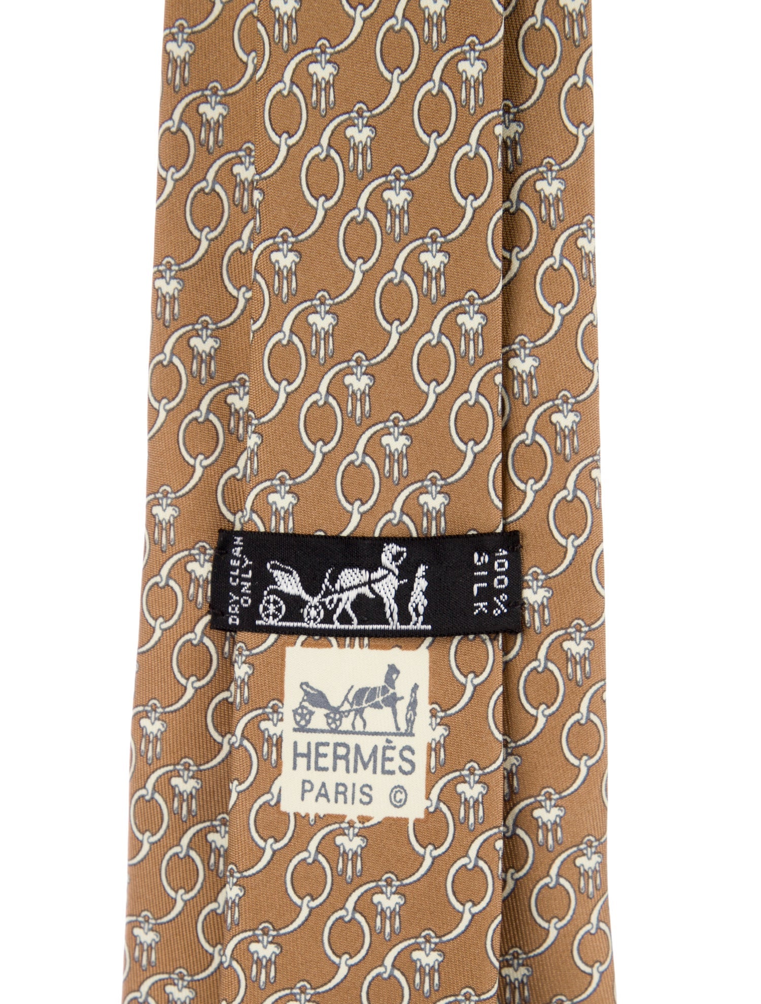 Hermès Silk Patterned Tie