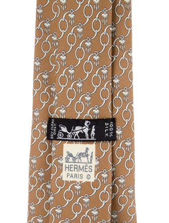 Hermès Silk Patterned Tie