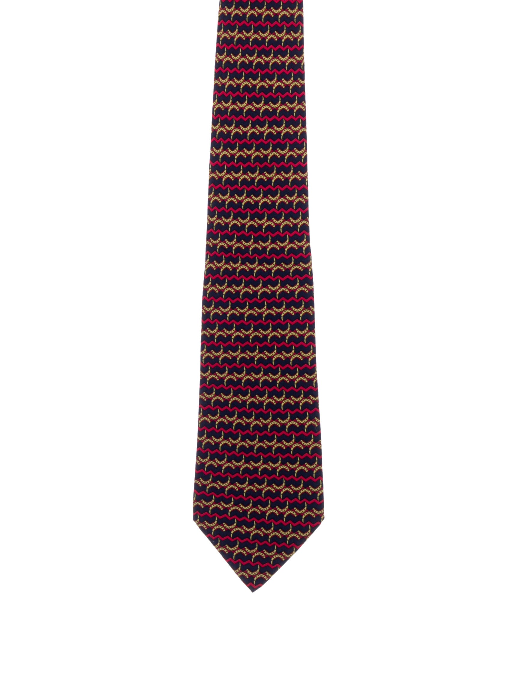 Hermès Pattern print tie