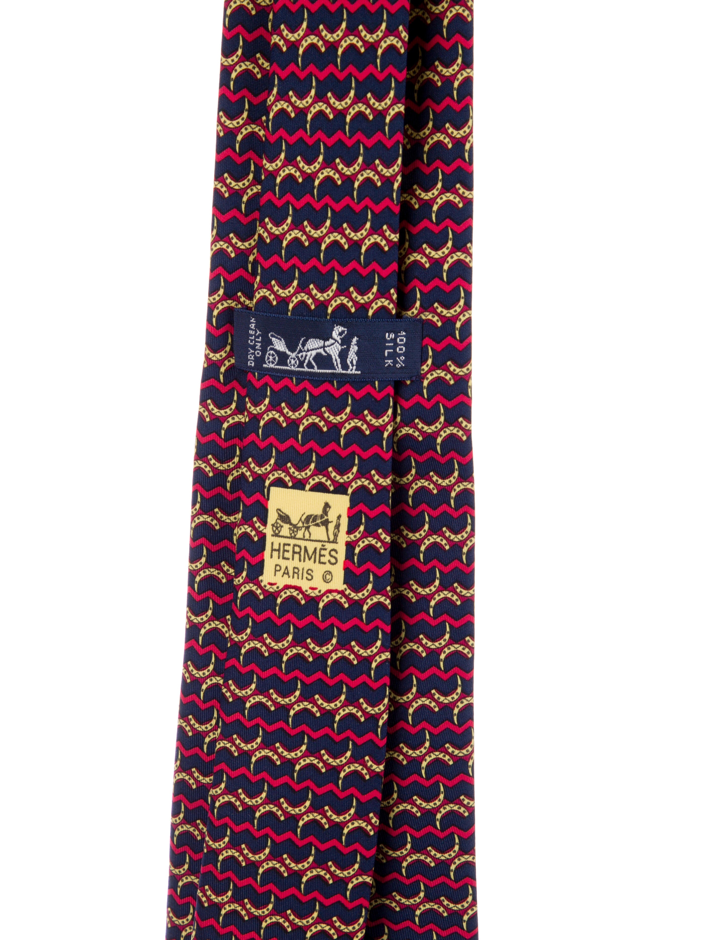 Hermès Pattern print tie