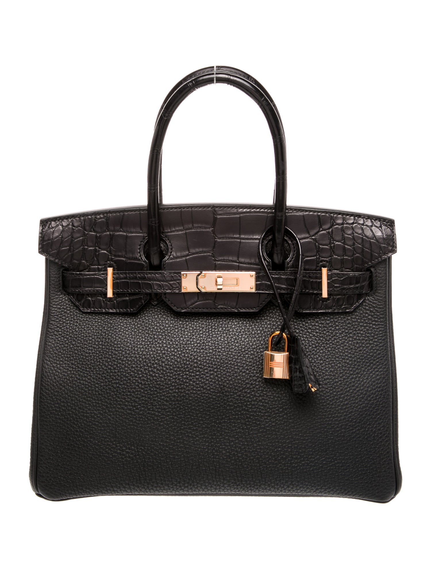 Hermès Togo & Matte Alligator Birkin Touch 30 w/ Tags