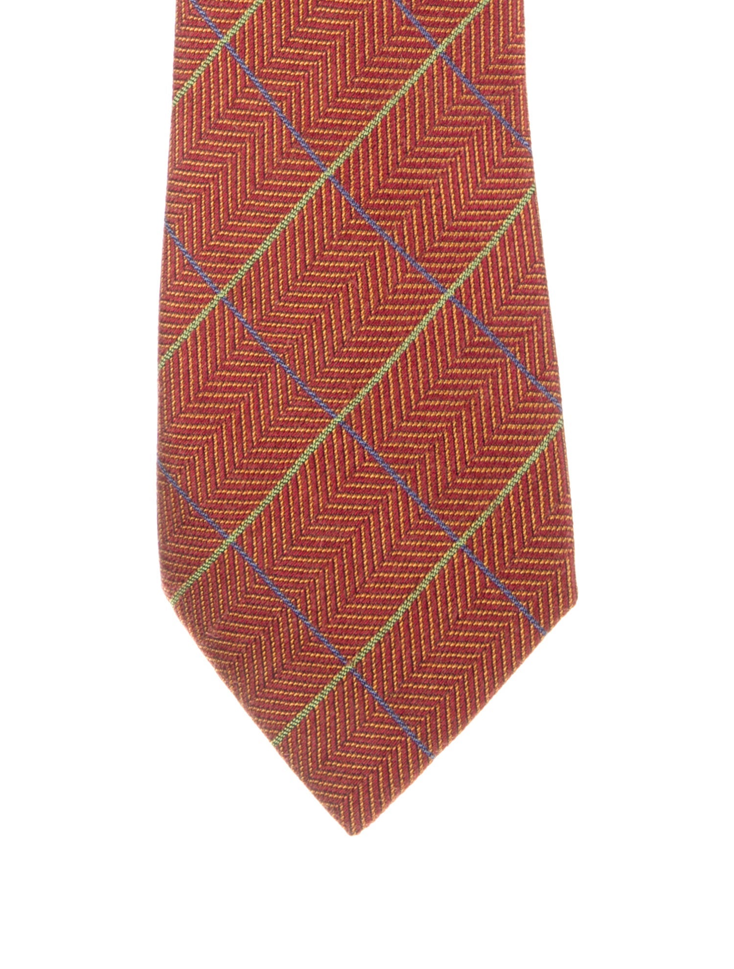 Hermès Pattern Print Tie