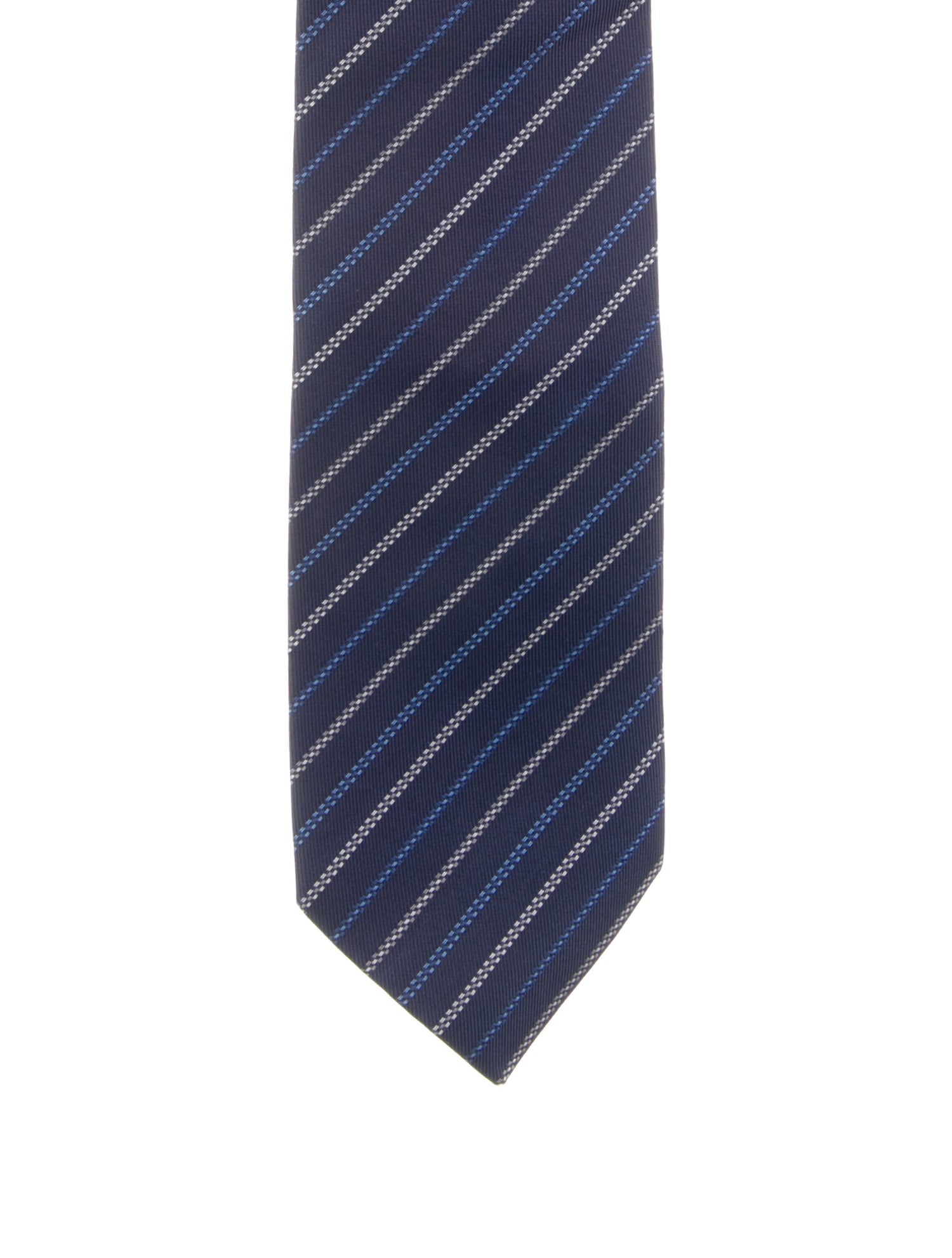 Hermès Striped Silk Tie