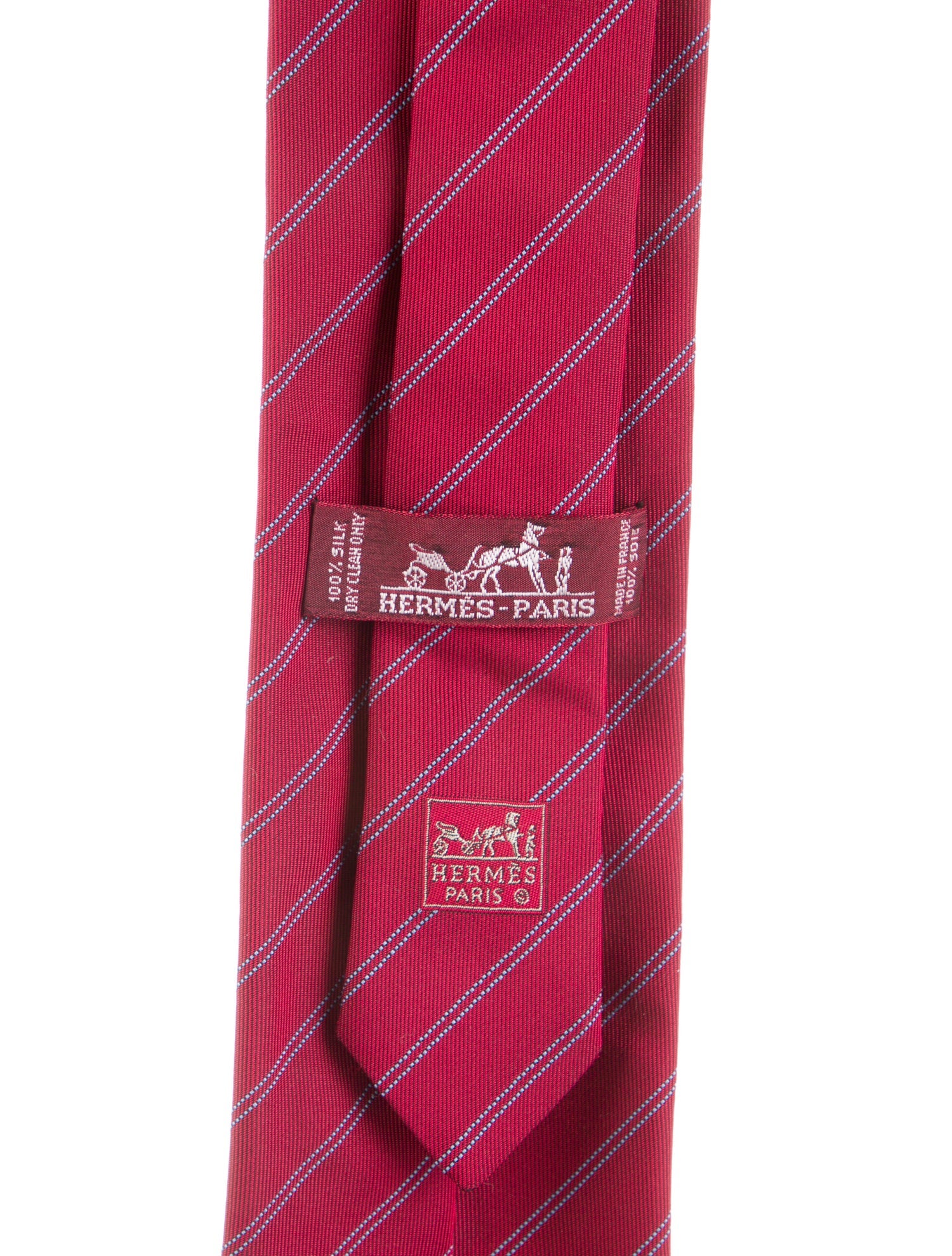 Hermès Pattern Silk Tie