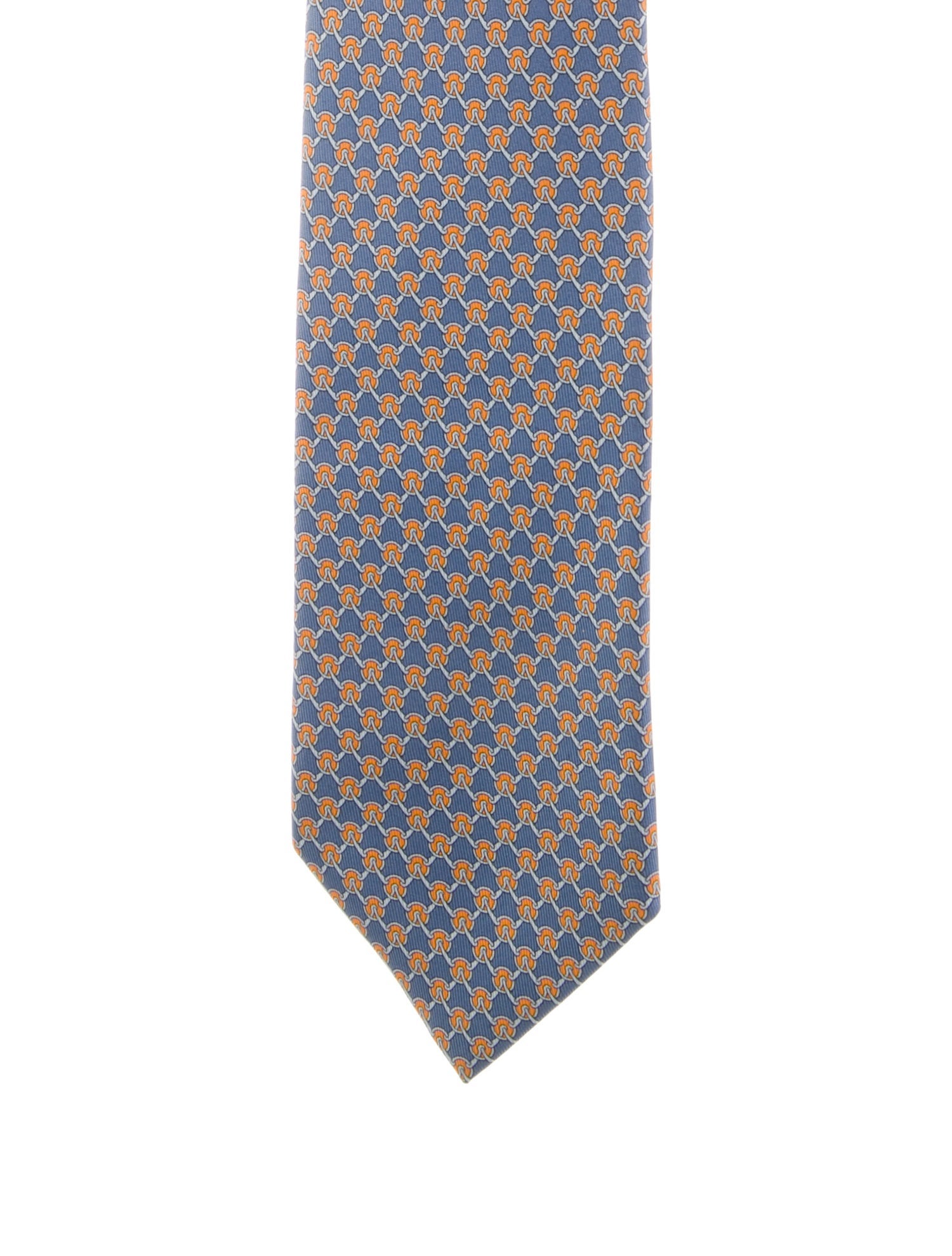 Hermès Pattern Silk Tie