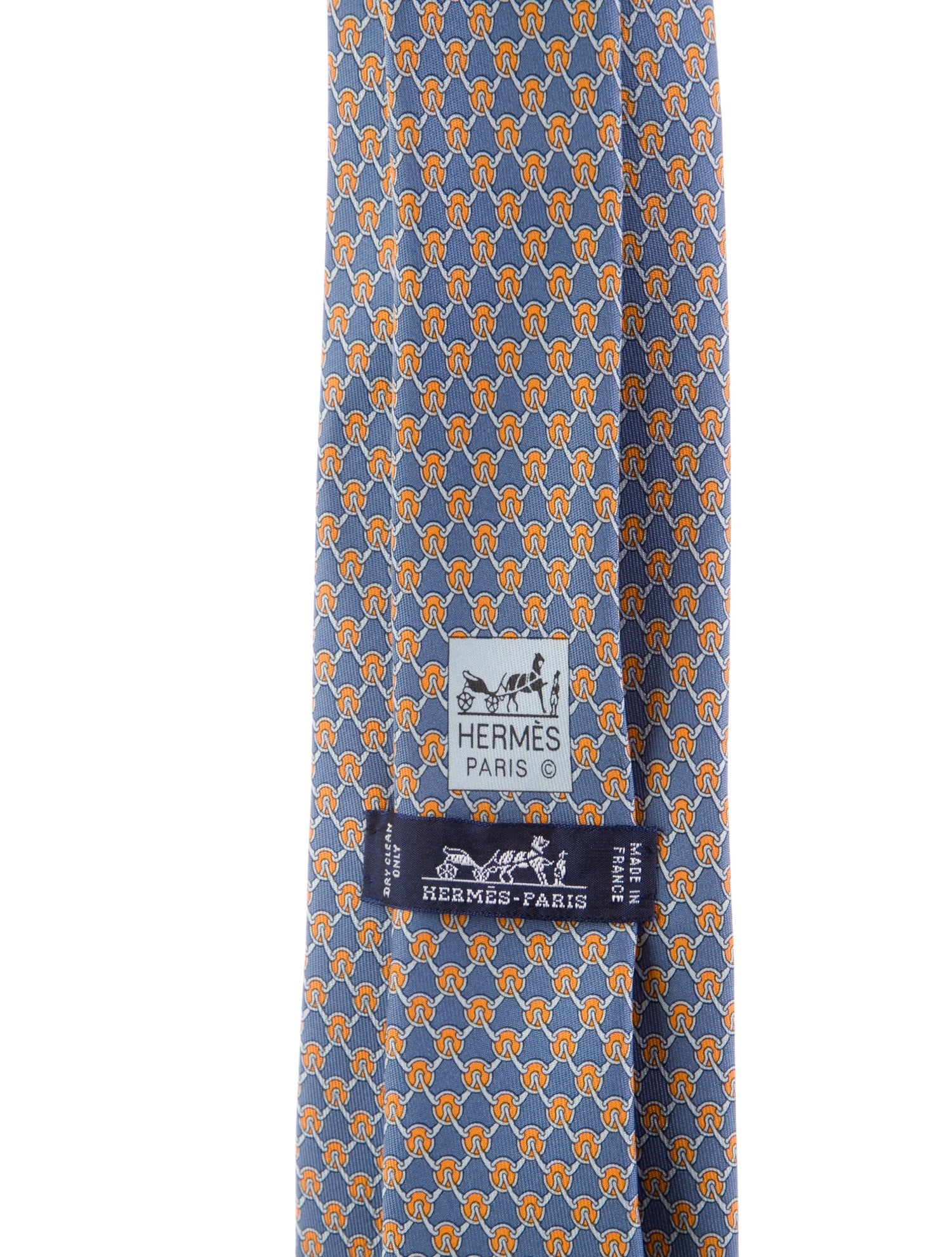 Hermès Pattern Silk Tie