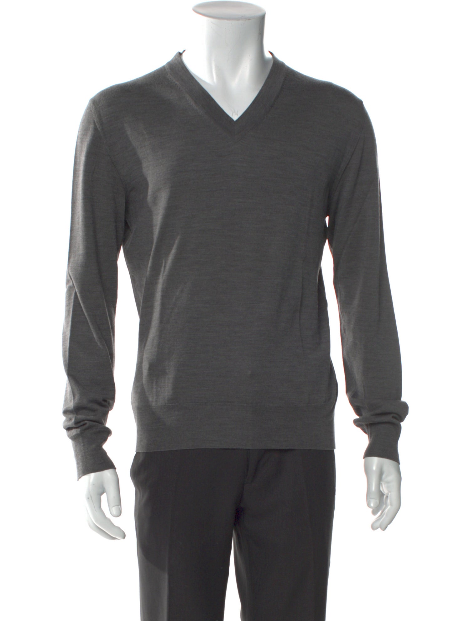 Hermès Merino Wool V-Neck Pullover