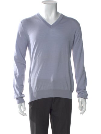 Hermès Wool V-Neck Pullover