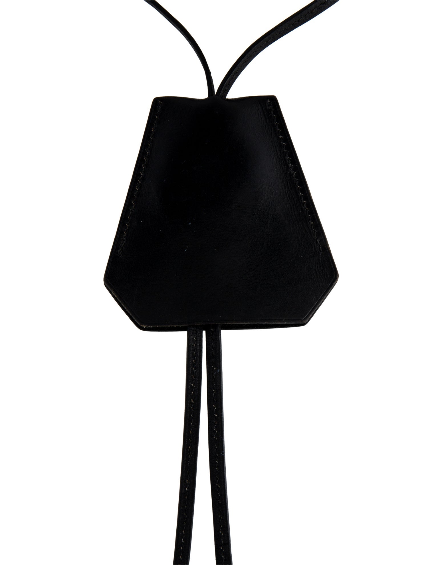 Hermès Leather Clochette Long Pendant Necklace