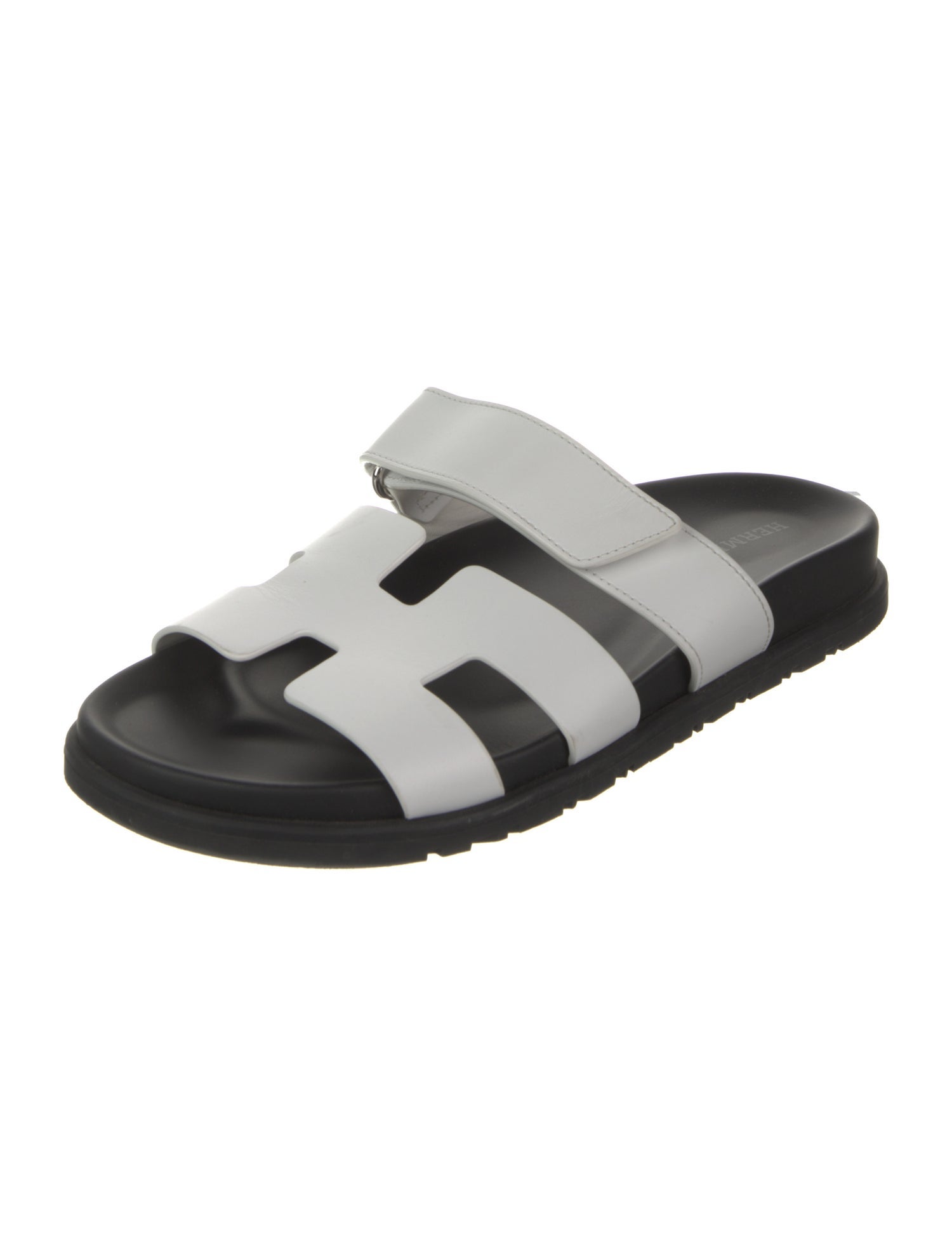 Hermès Chypre Leather Slides