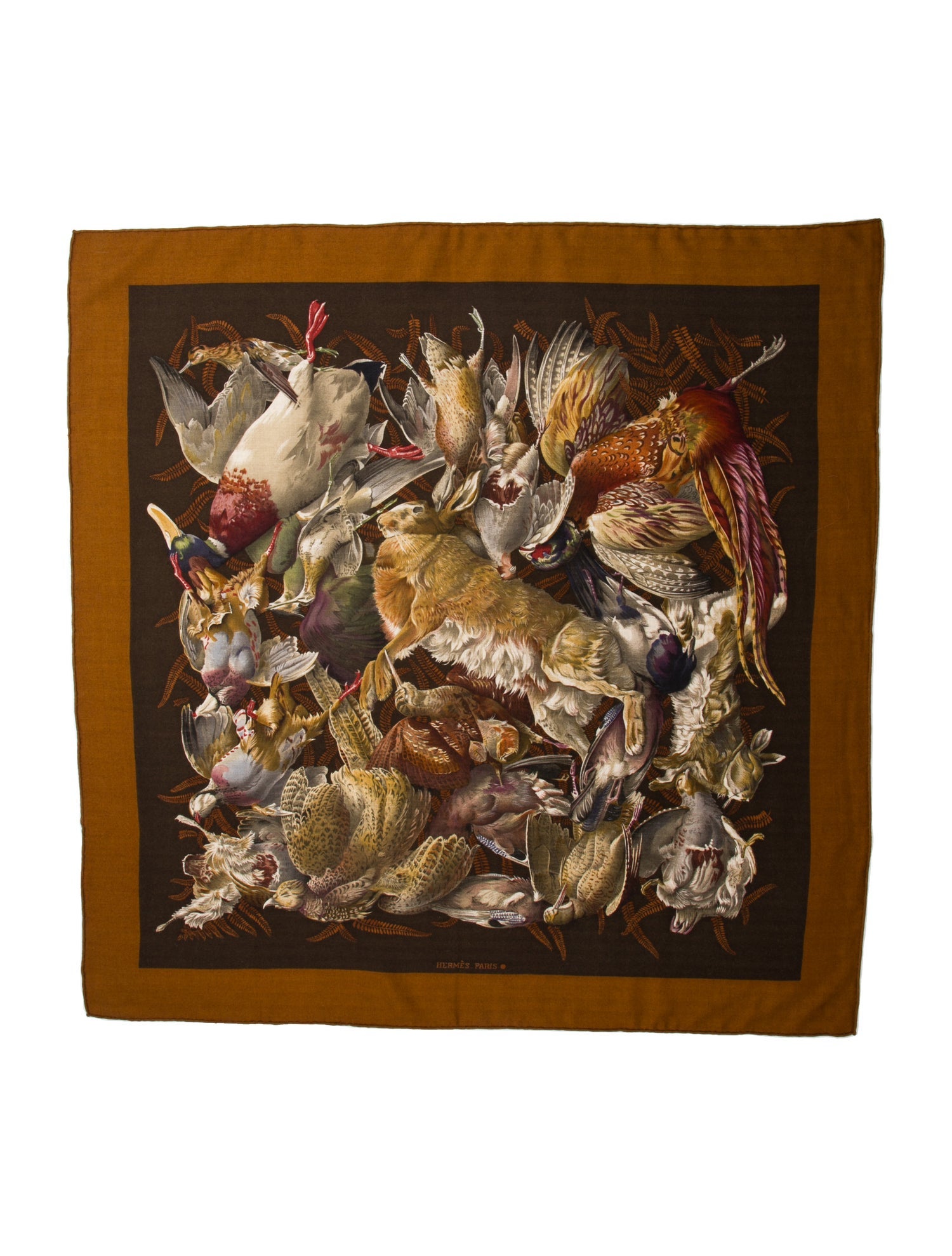 Hermès Gibieres Cashmere Scarf