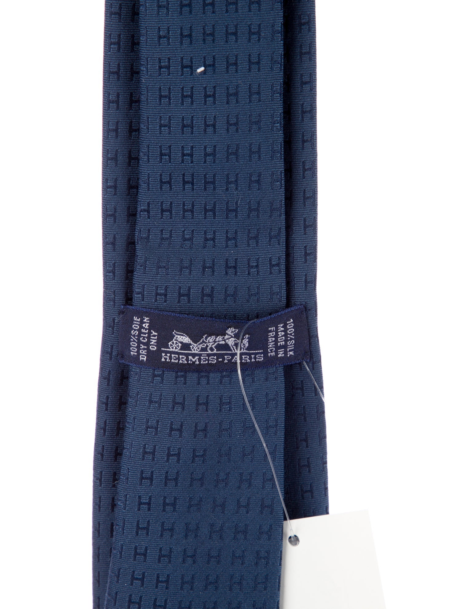 Hermès Patterned Silk Tie w/Tags