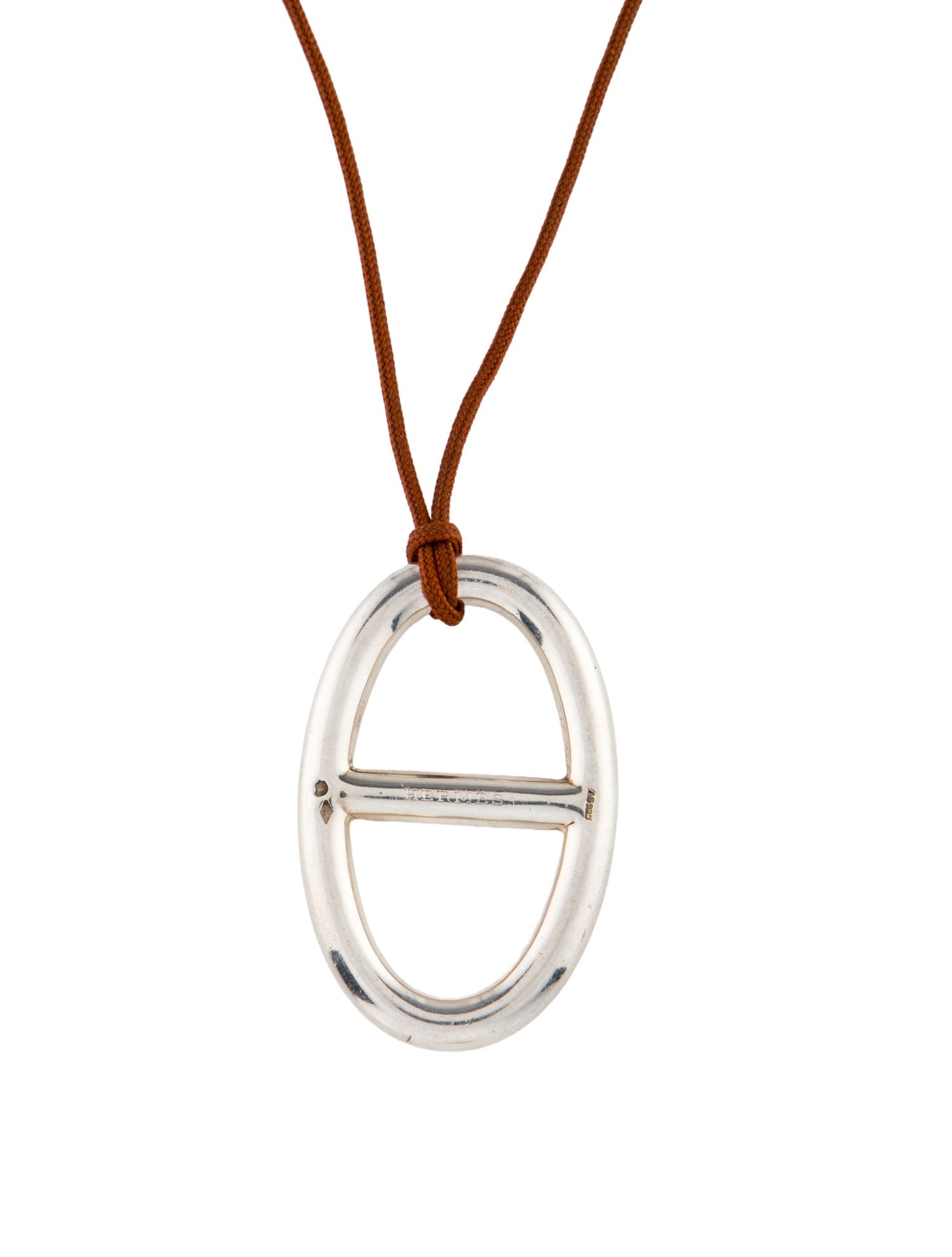 Hermès Large Chaîne d'Ancre Pendant Necklace