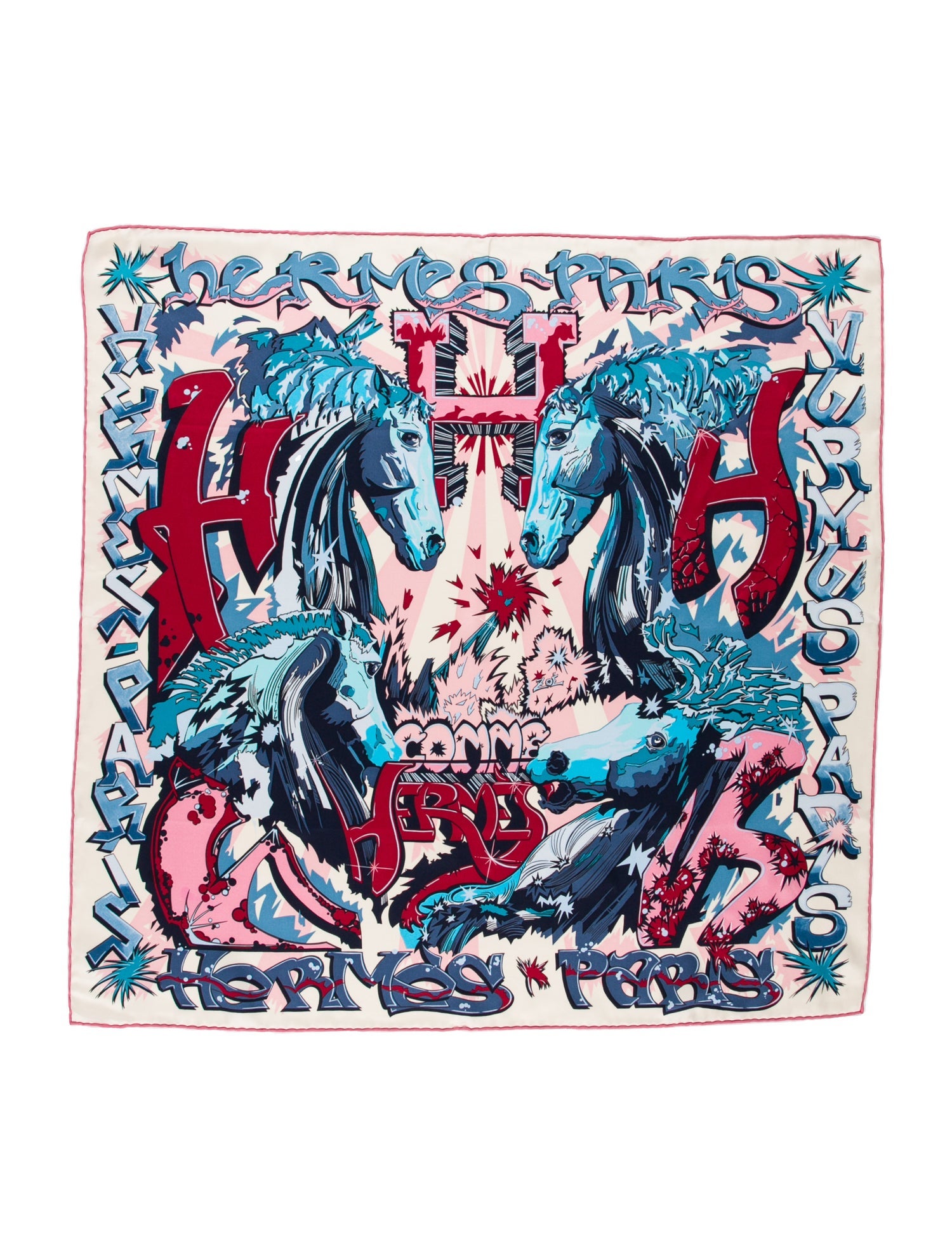 Hermès H Comme Hermès Silk Scarf w/ Tags
