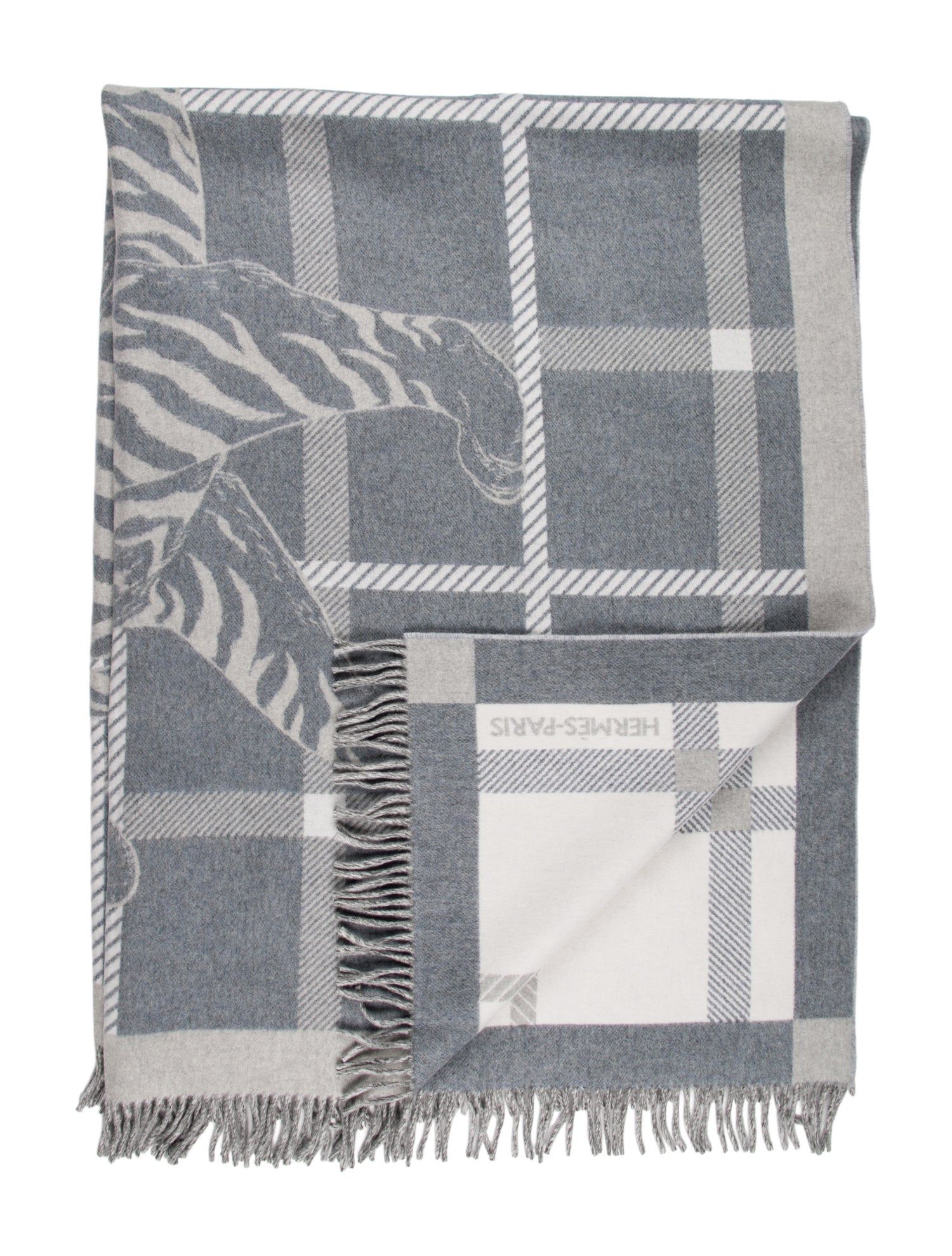 Hermès Tigre Altai 2 Throw Blanket