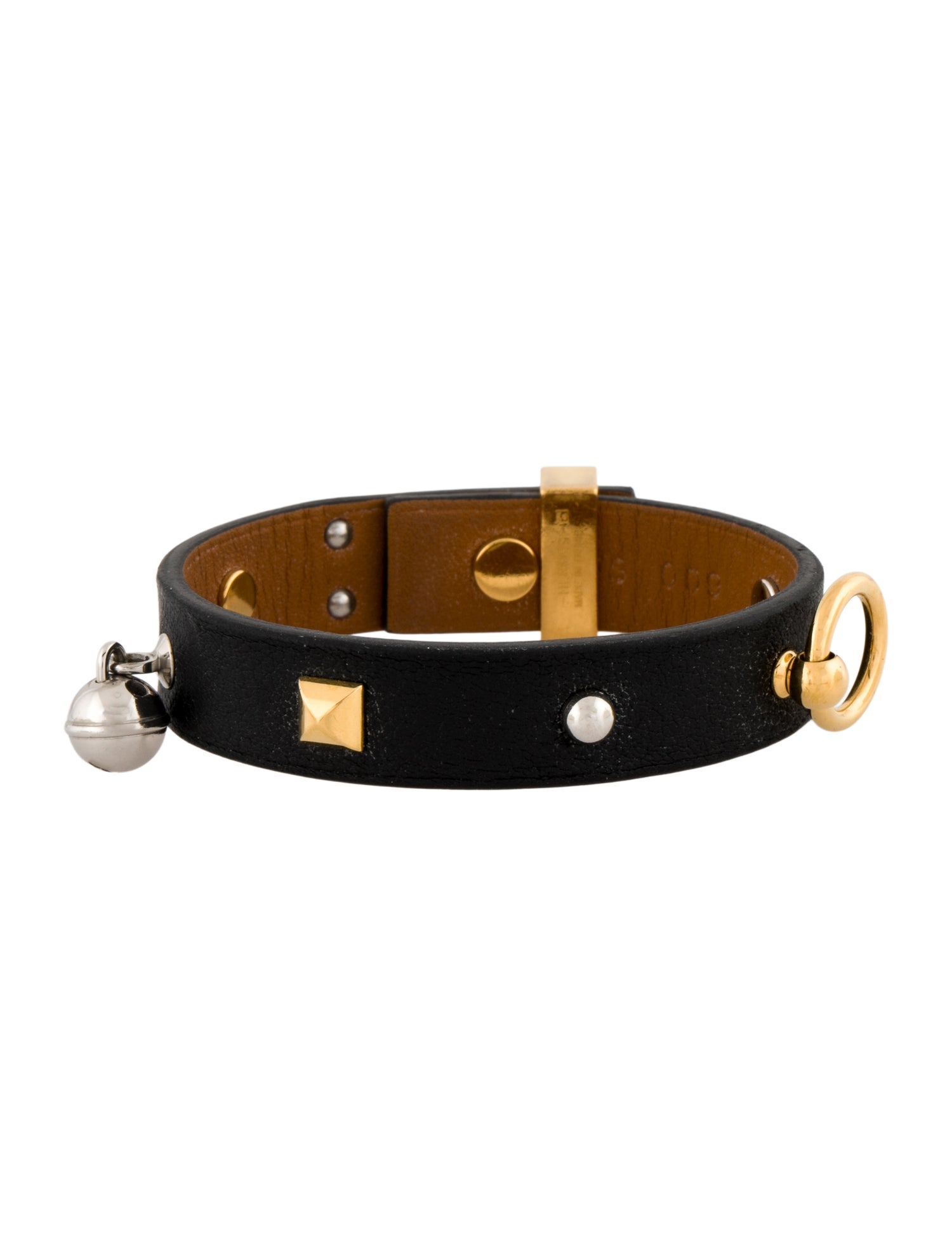 Hermès Leather Mini Dog Mix Bracelet