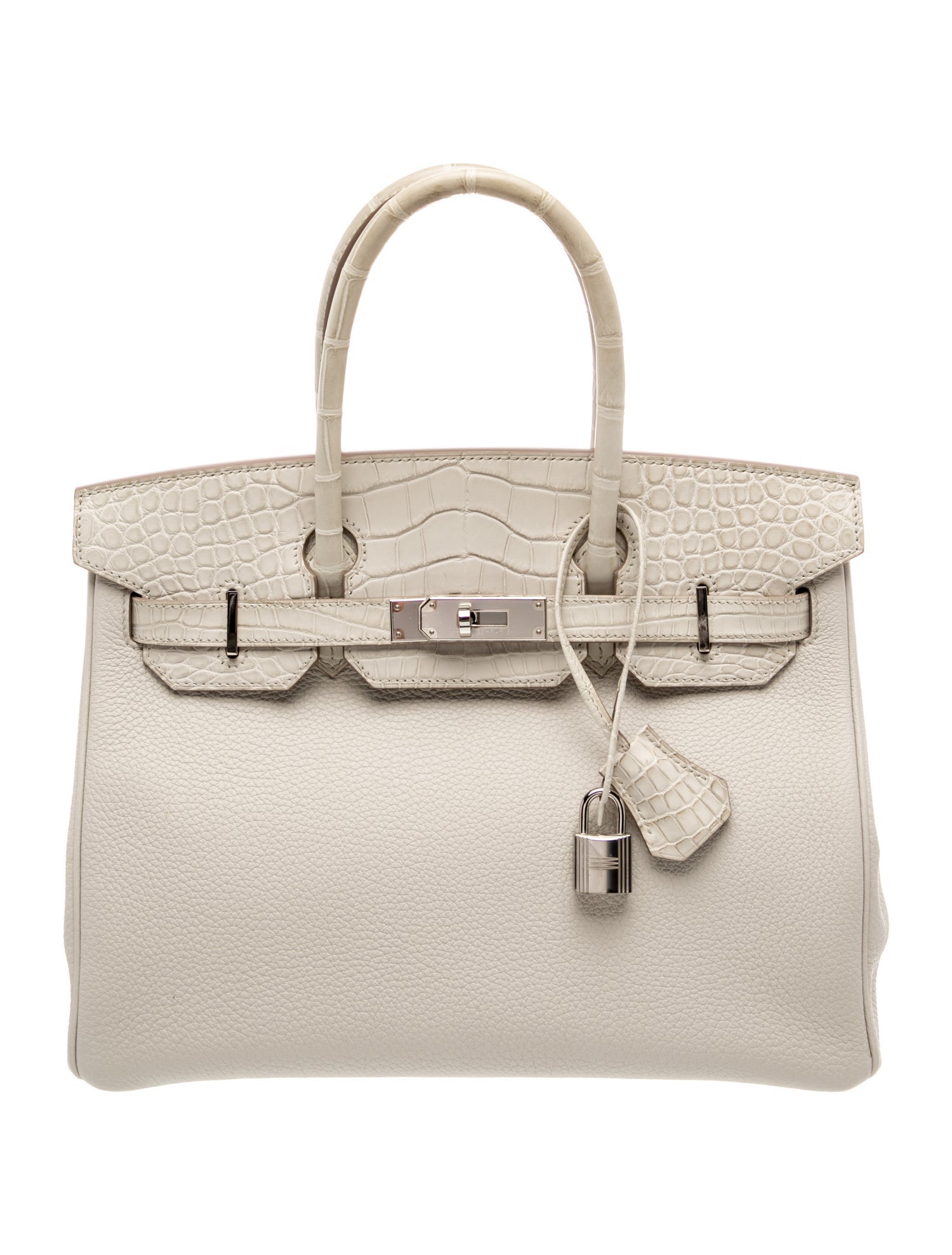 Hermès Togo & Matte Alligator Mississippiensis Birkin Touch 30