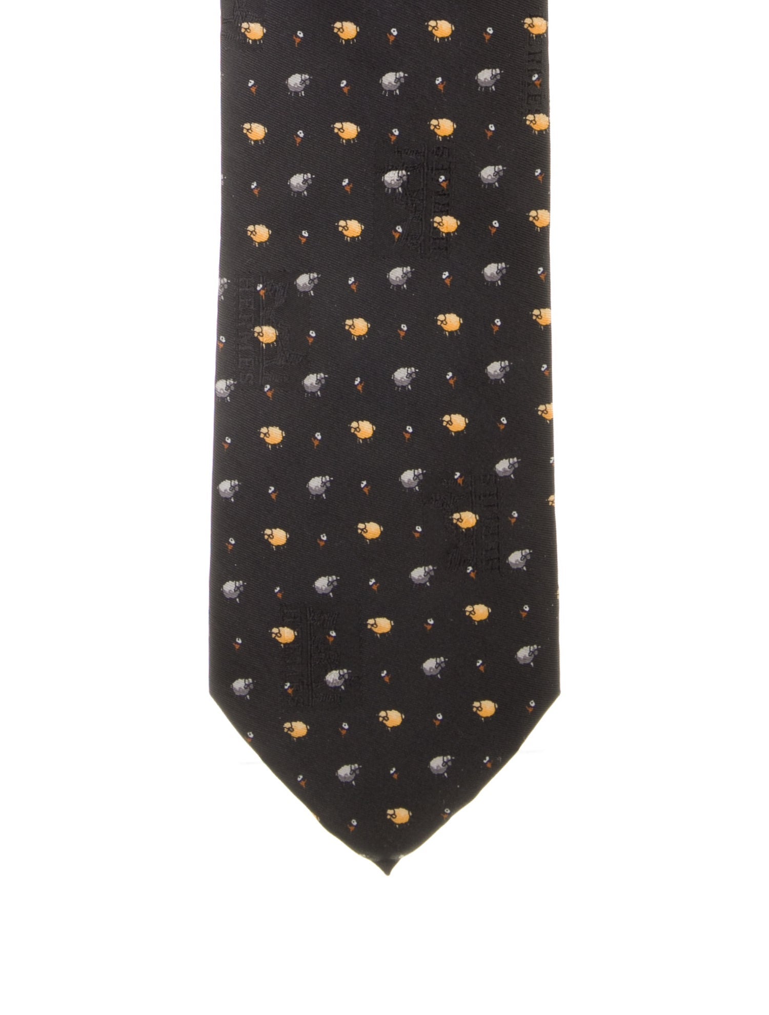 Hermès Silk Printed Tie w/Tags